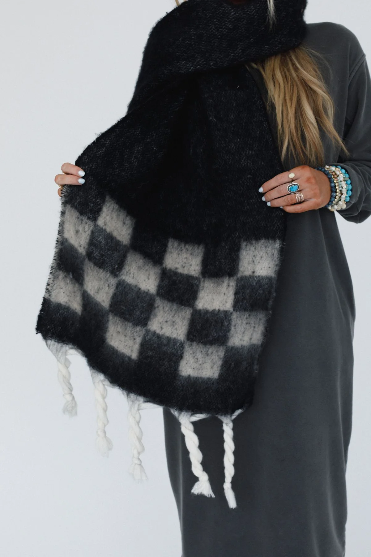 Cider Stroll Scarf - Black - Image 4