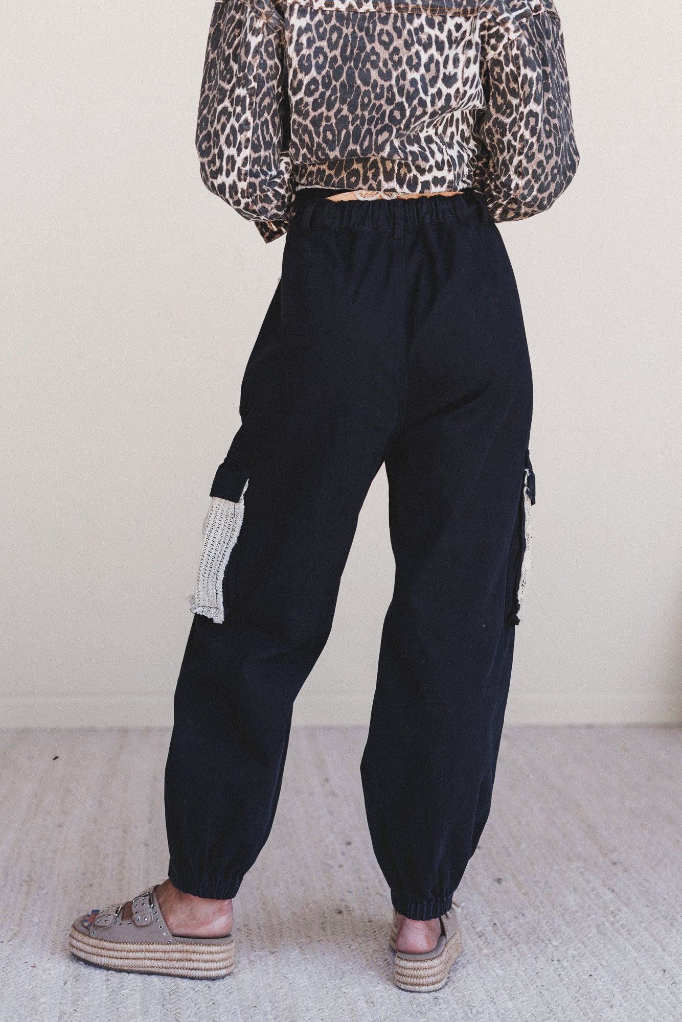 City Sky Distressed Pants - Black - Image 5
