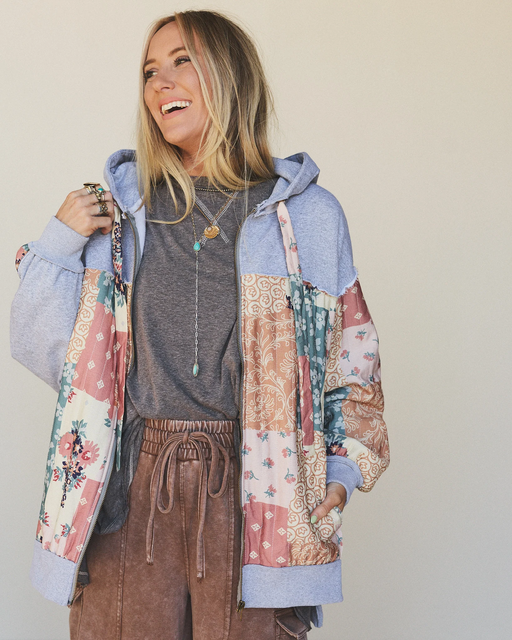 Cloud Caravan Jacket - Grey - Image 6