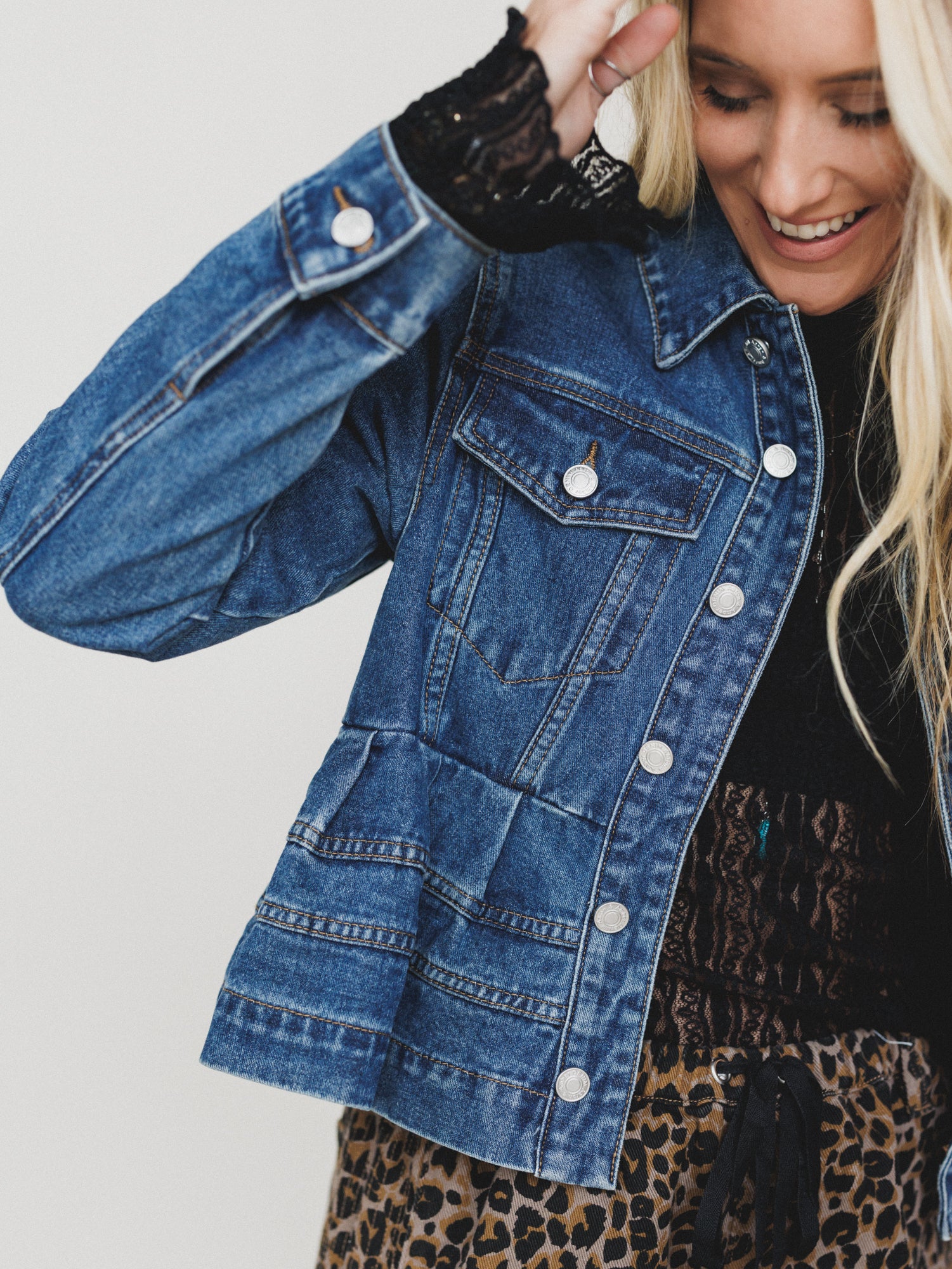 Coastal Belle Jacket - Denim - Image 3