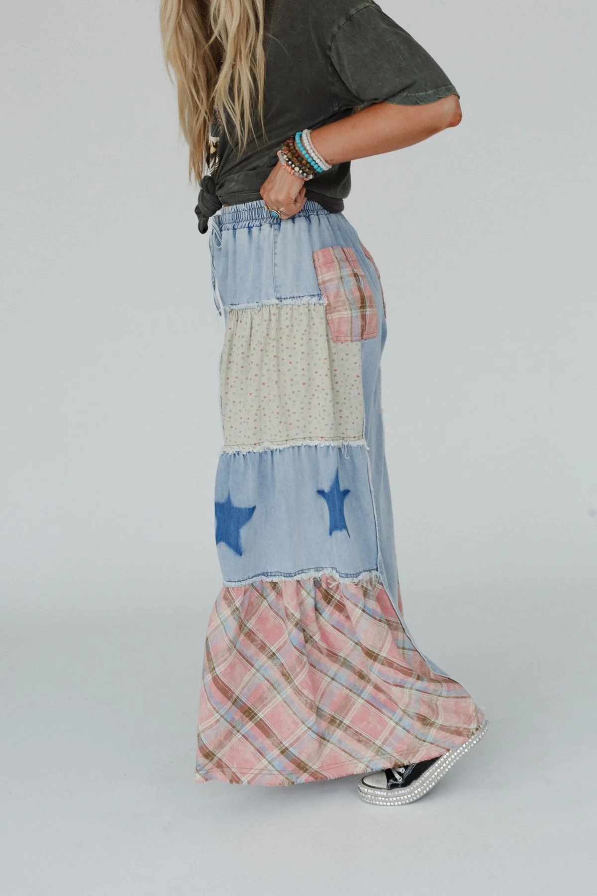 Coastal Chill Wide Leg Pants - Denim Multi - Image 5