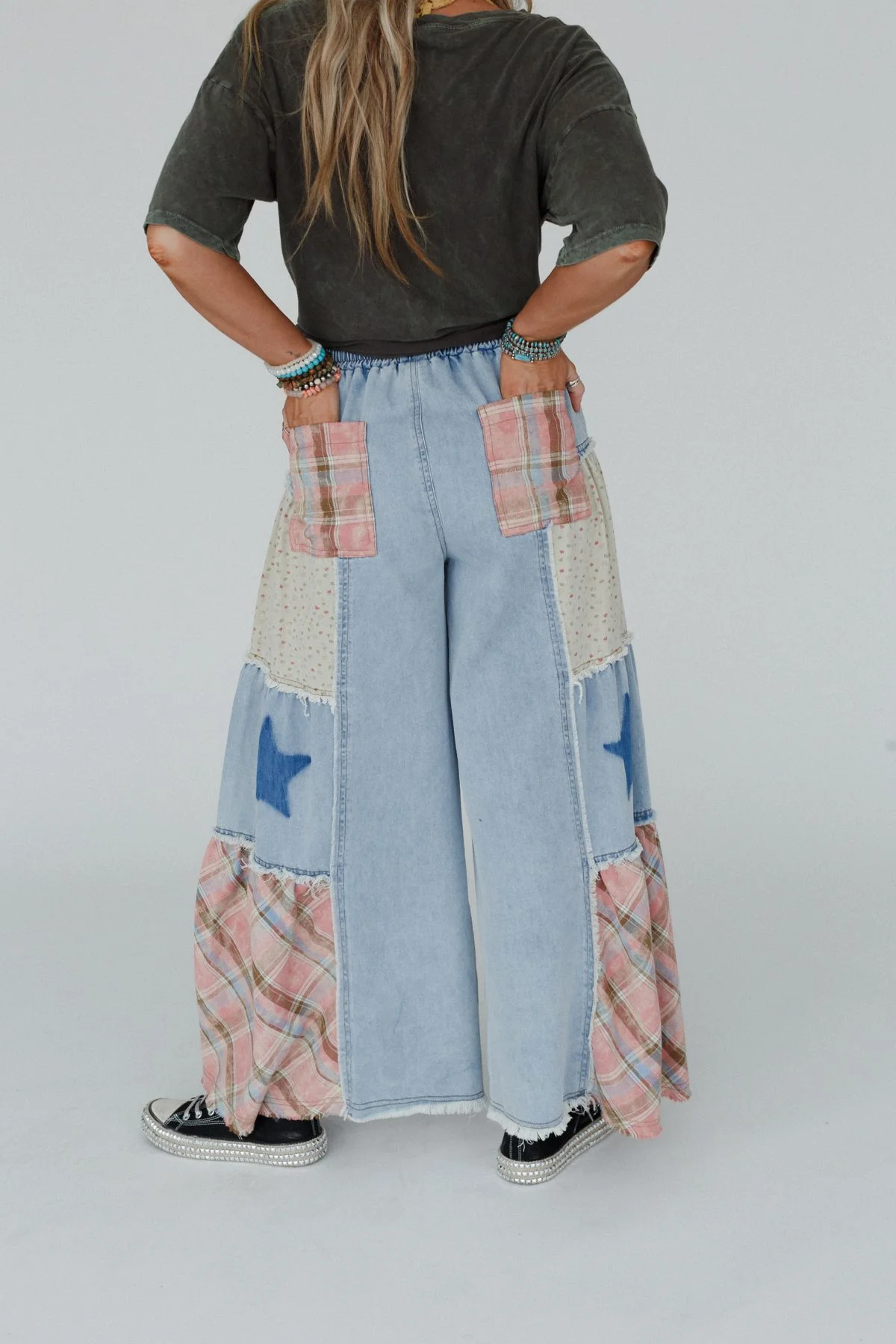 Coastal Chill Wide Leg Pants - Denim Multi - Image 7