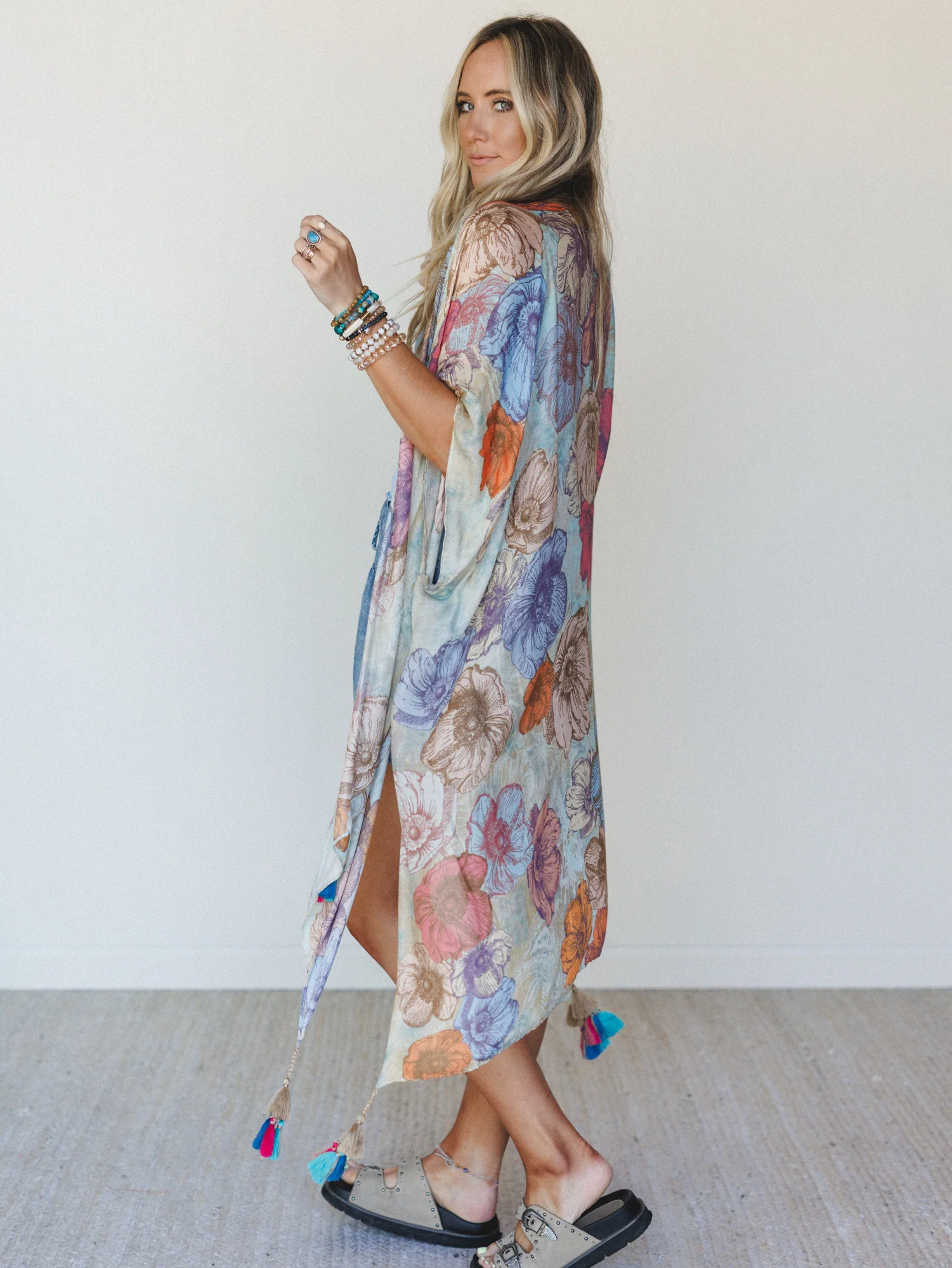 Color Dream Kimono - Blooming Field - Image 5