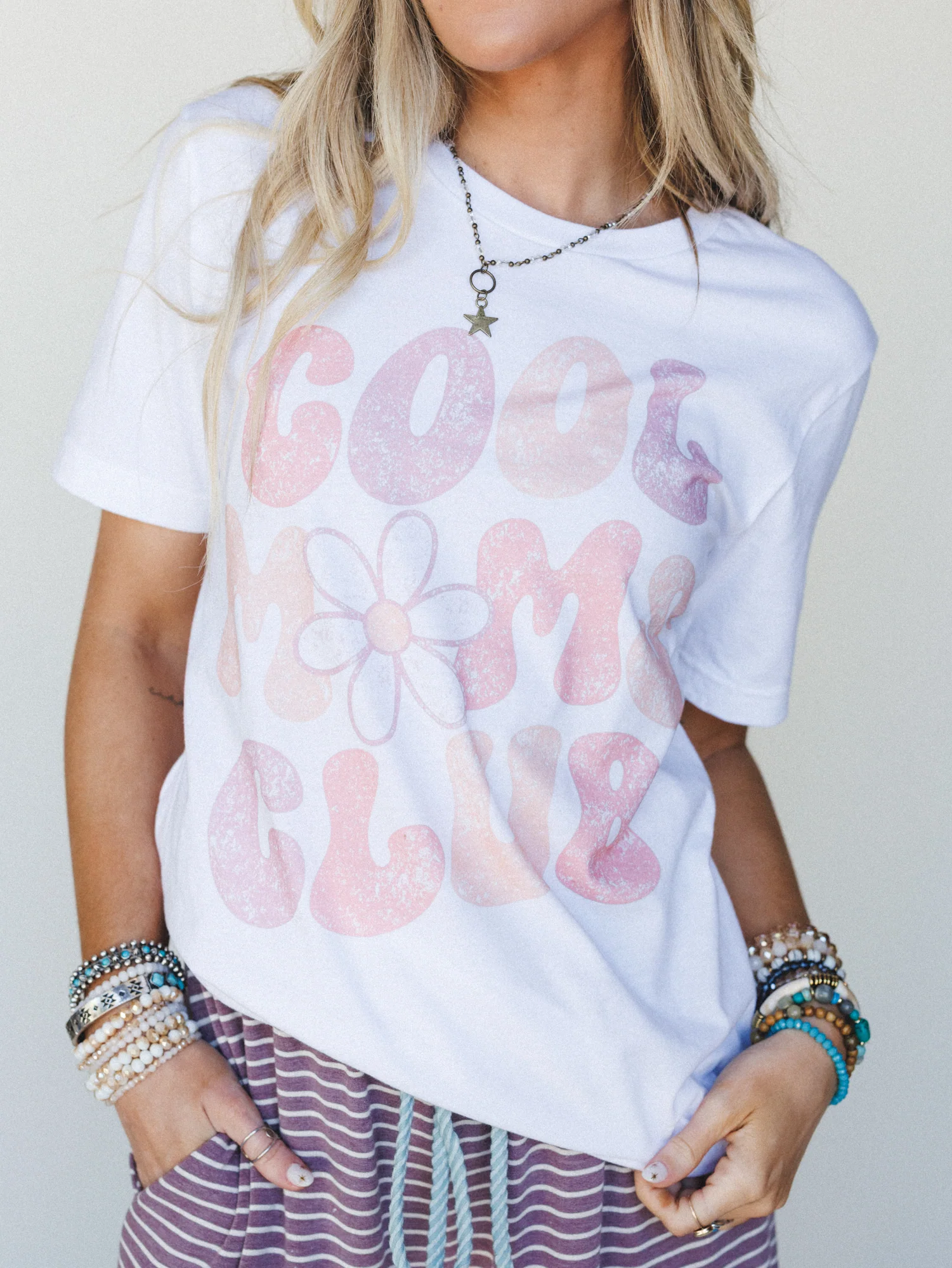 Cool Moms Club Tee - White - Image 3