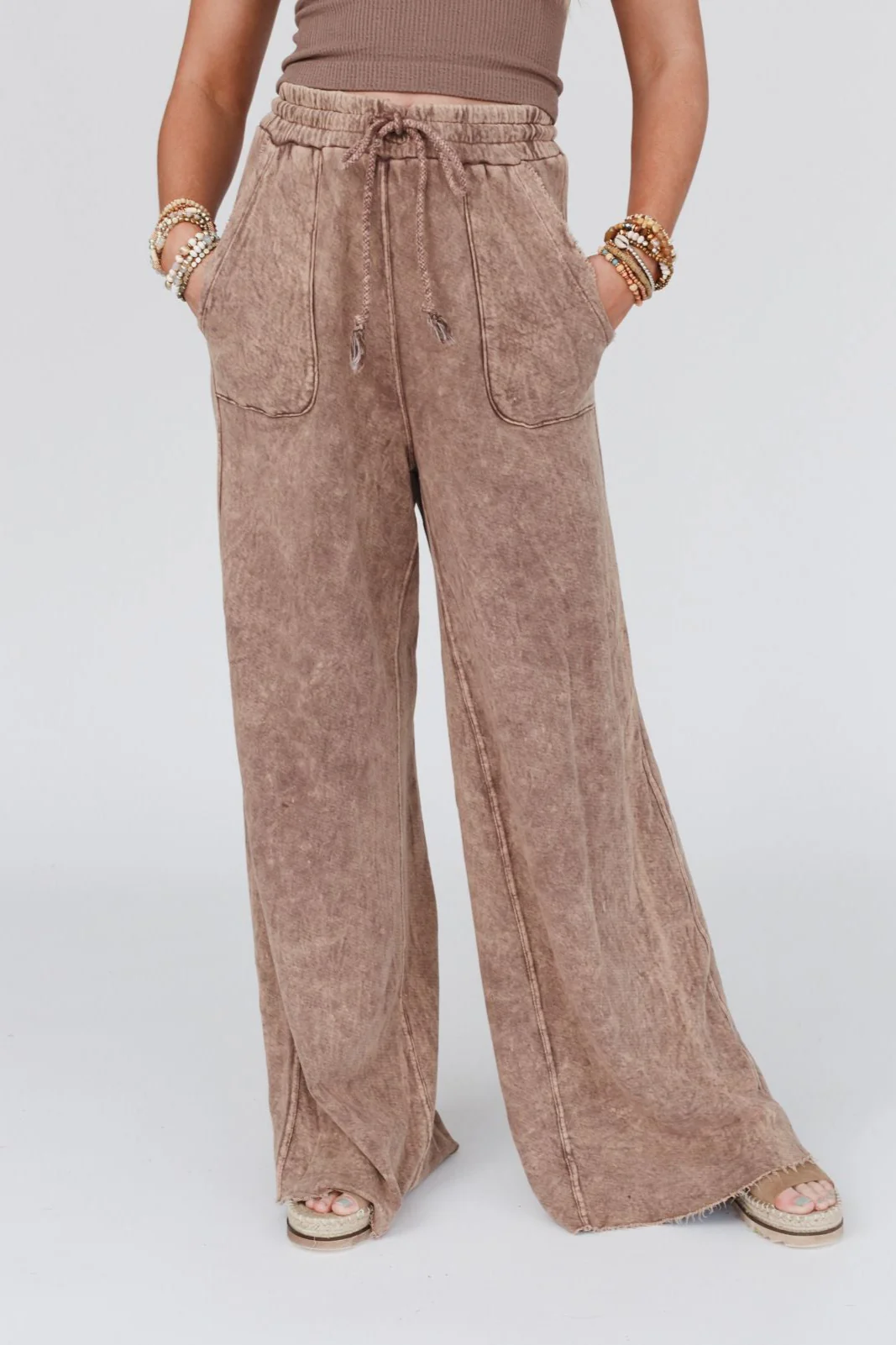 Relaxing Robin Wide Leg Pant - New Mocha - Image 2