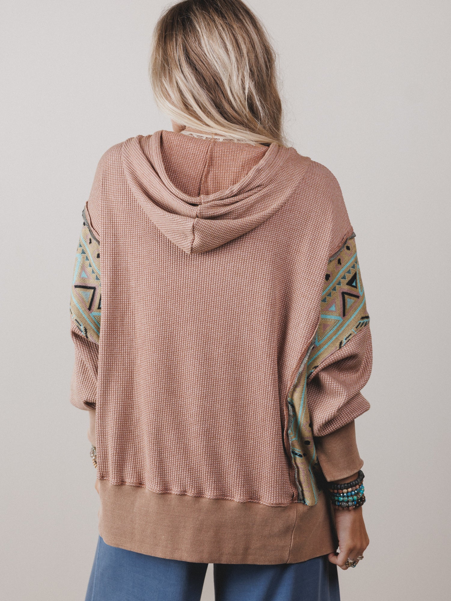 Cosmic Patch Top - Tan - Image 6
