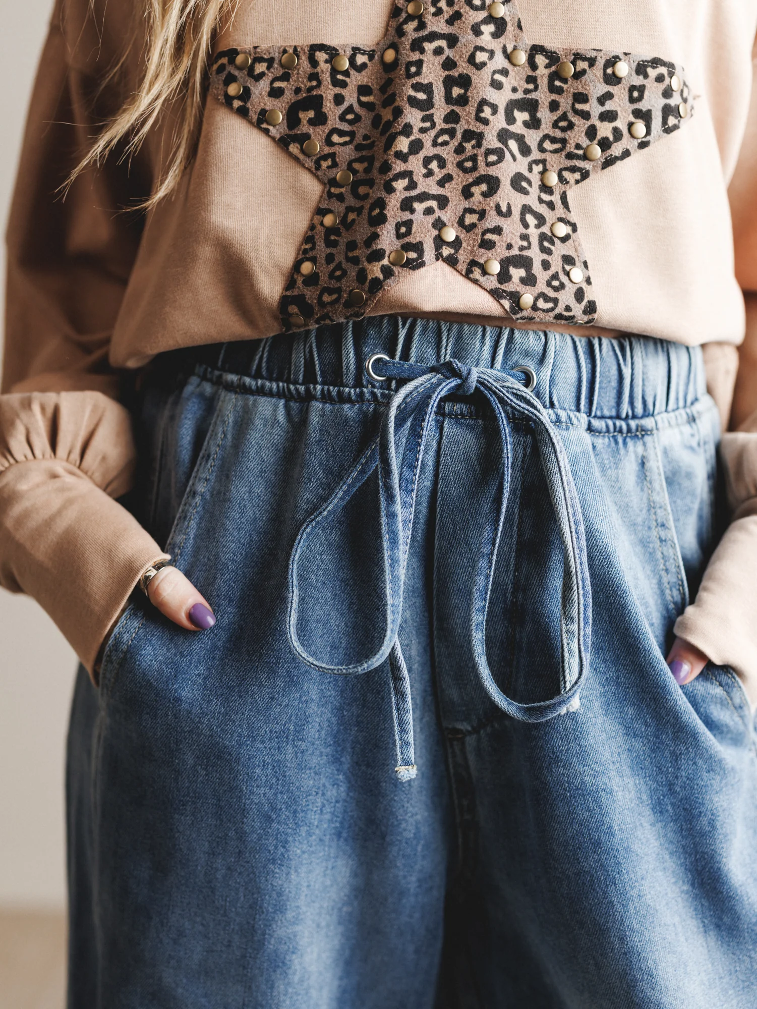 Cove Drifter Jogger Pants - Denim - Image 3