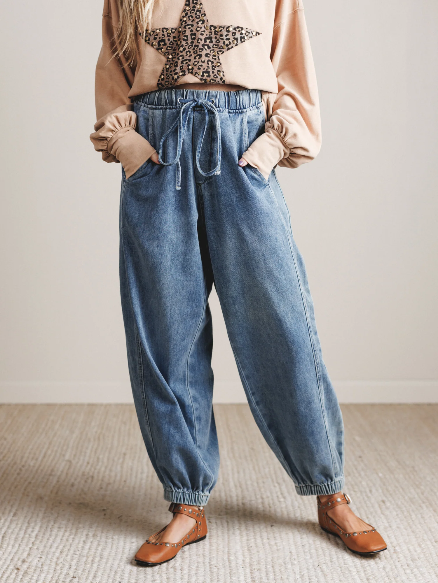 Cove Drifter Jogger Pants - Denim - Image 4
