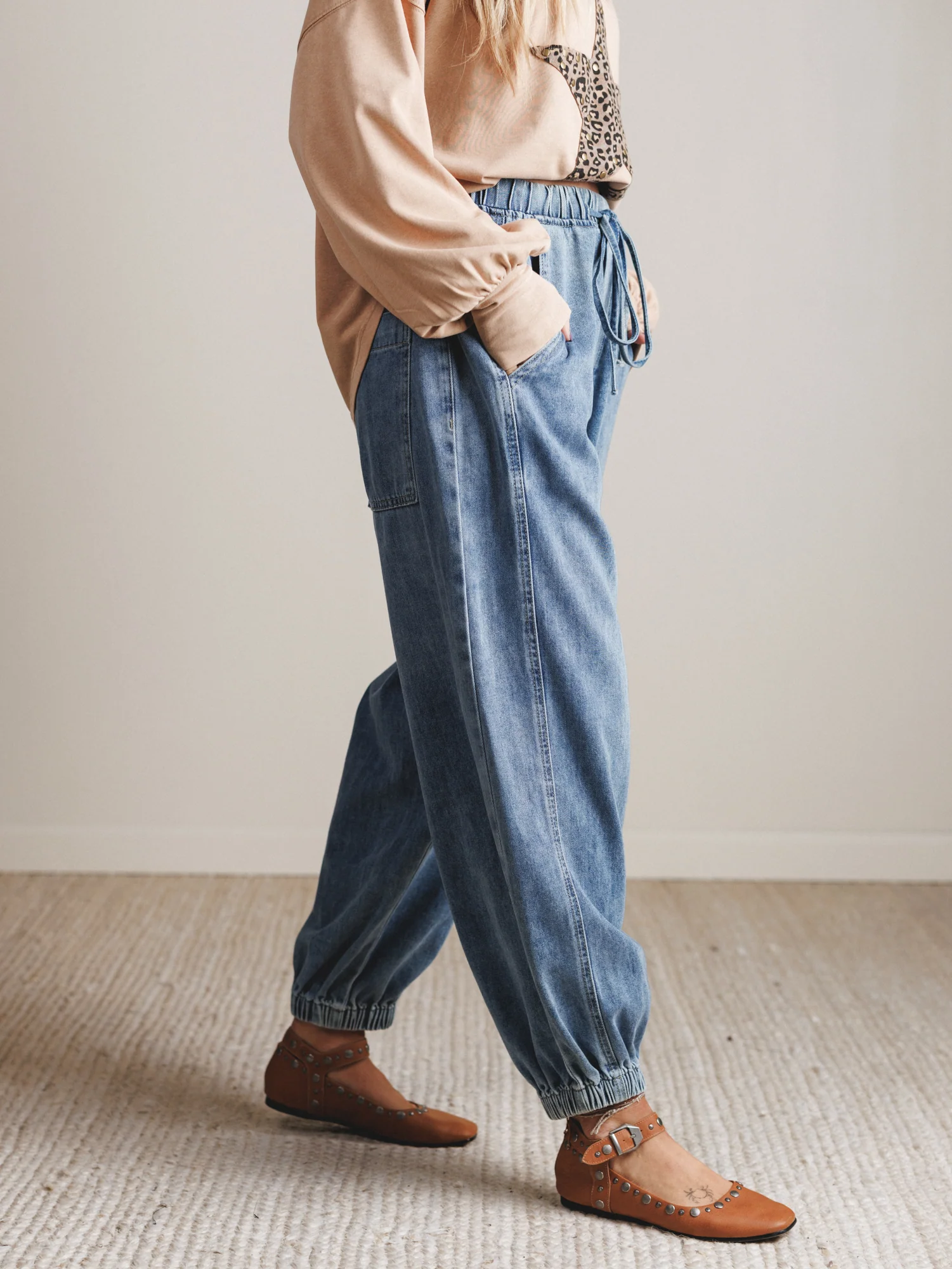 Cove Drifter Jogger Pants - Denim - Image 5