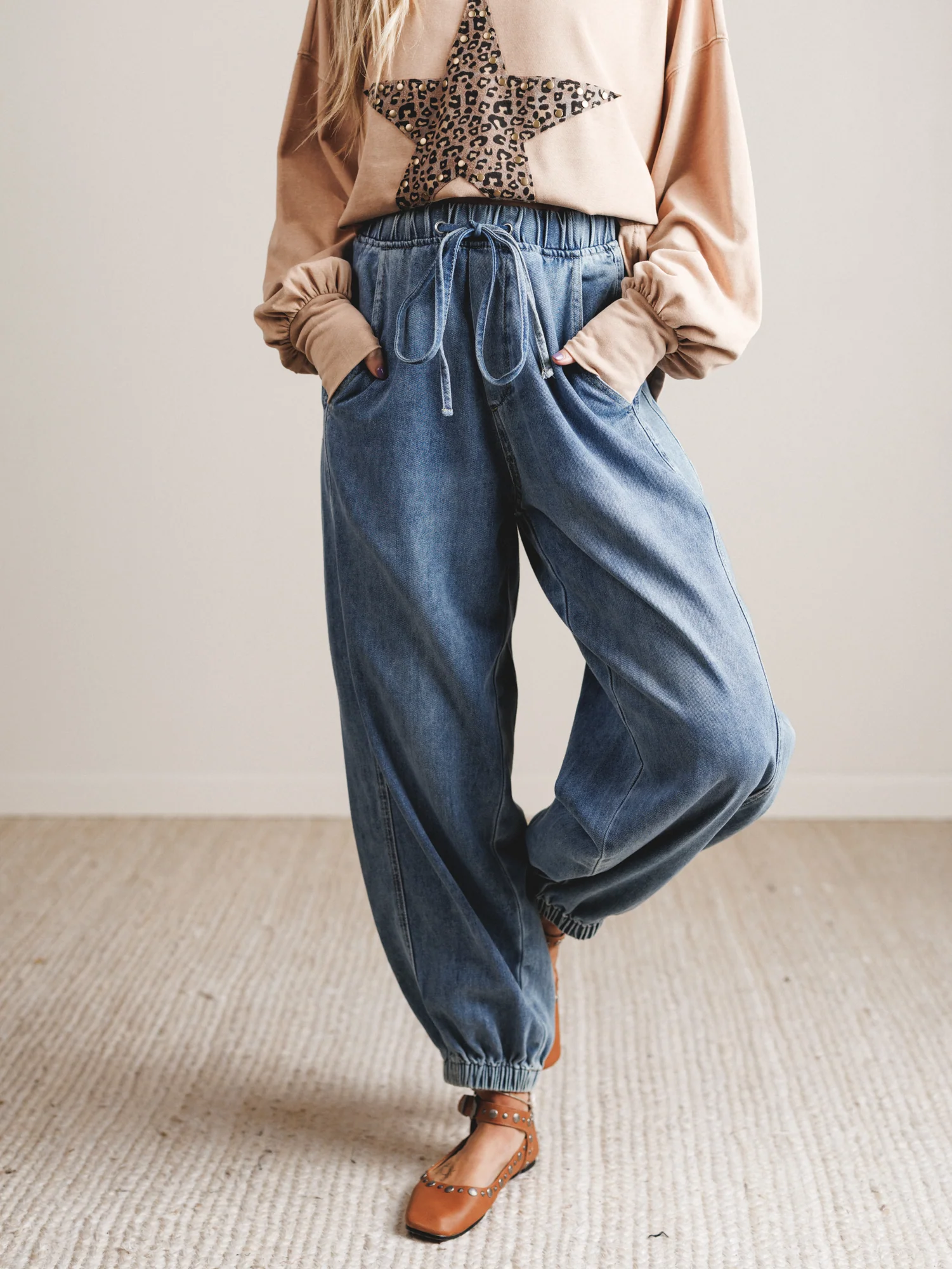 Cove Drifter Jogger Pants - Denim