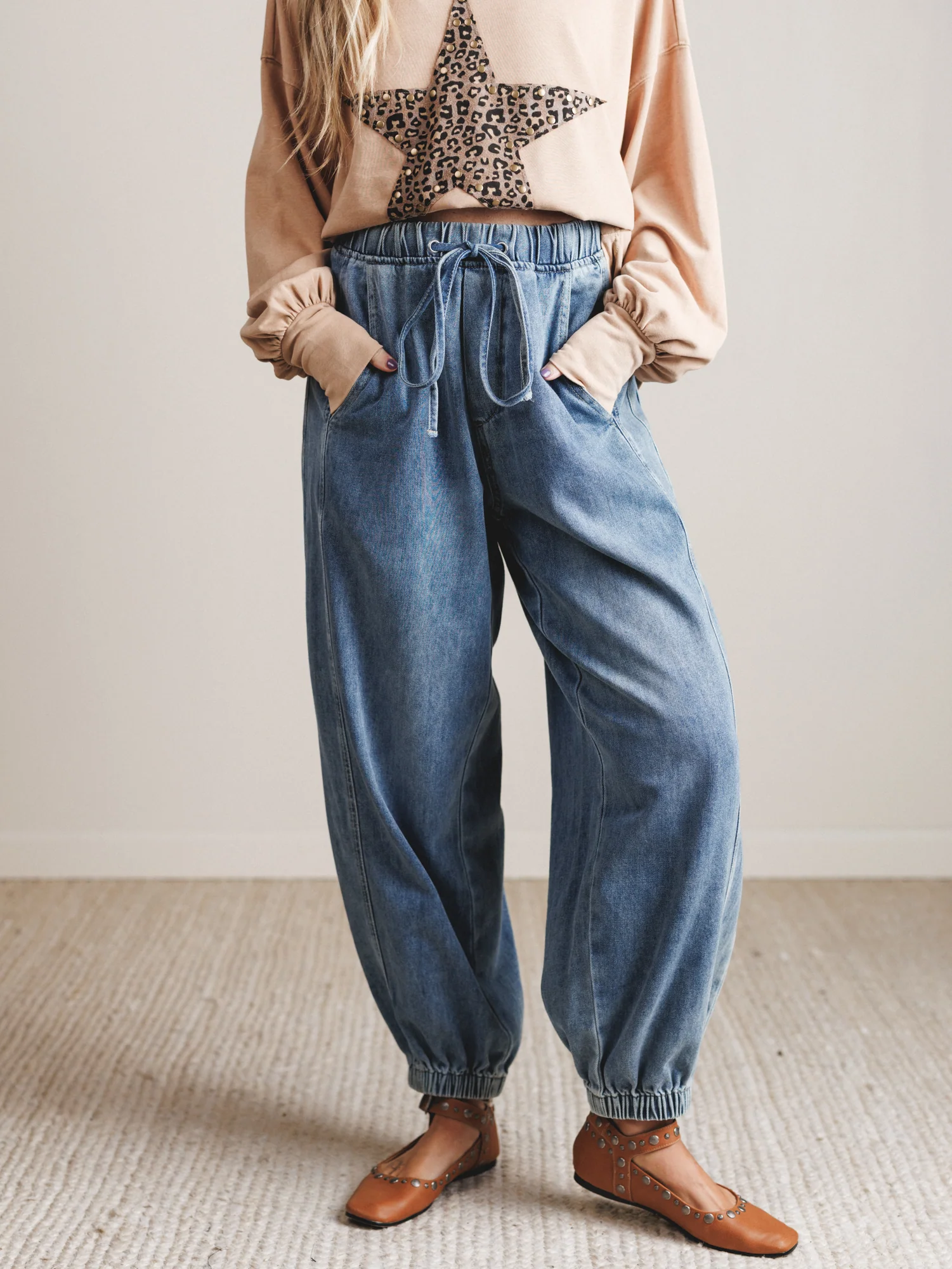 Cove Drifter Jogger Pants - Denim - Image 6
