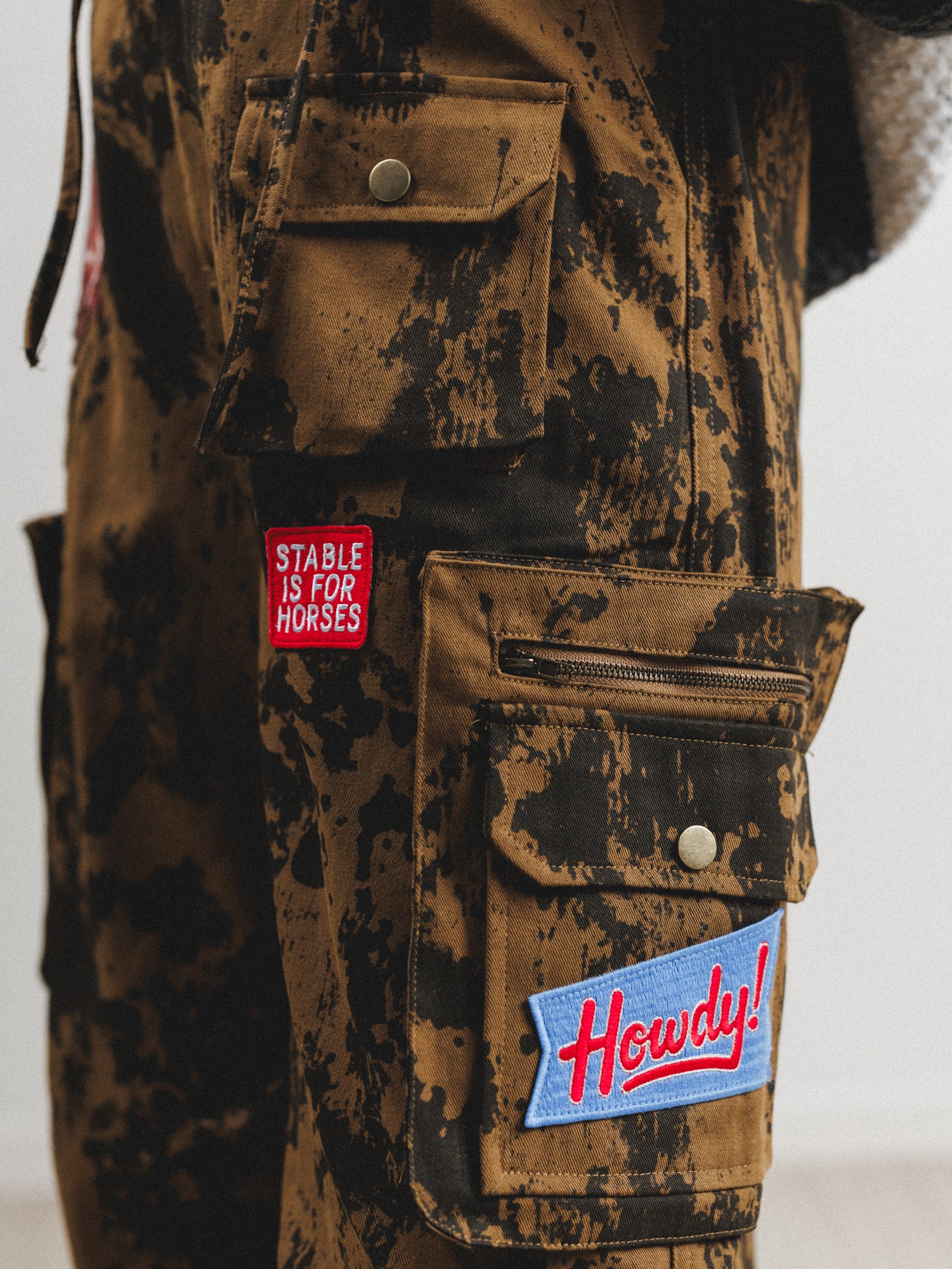 Cowgirl Song Cargo Pants - Golden Brown - Image 5
