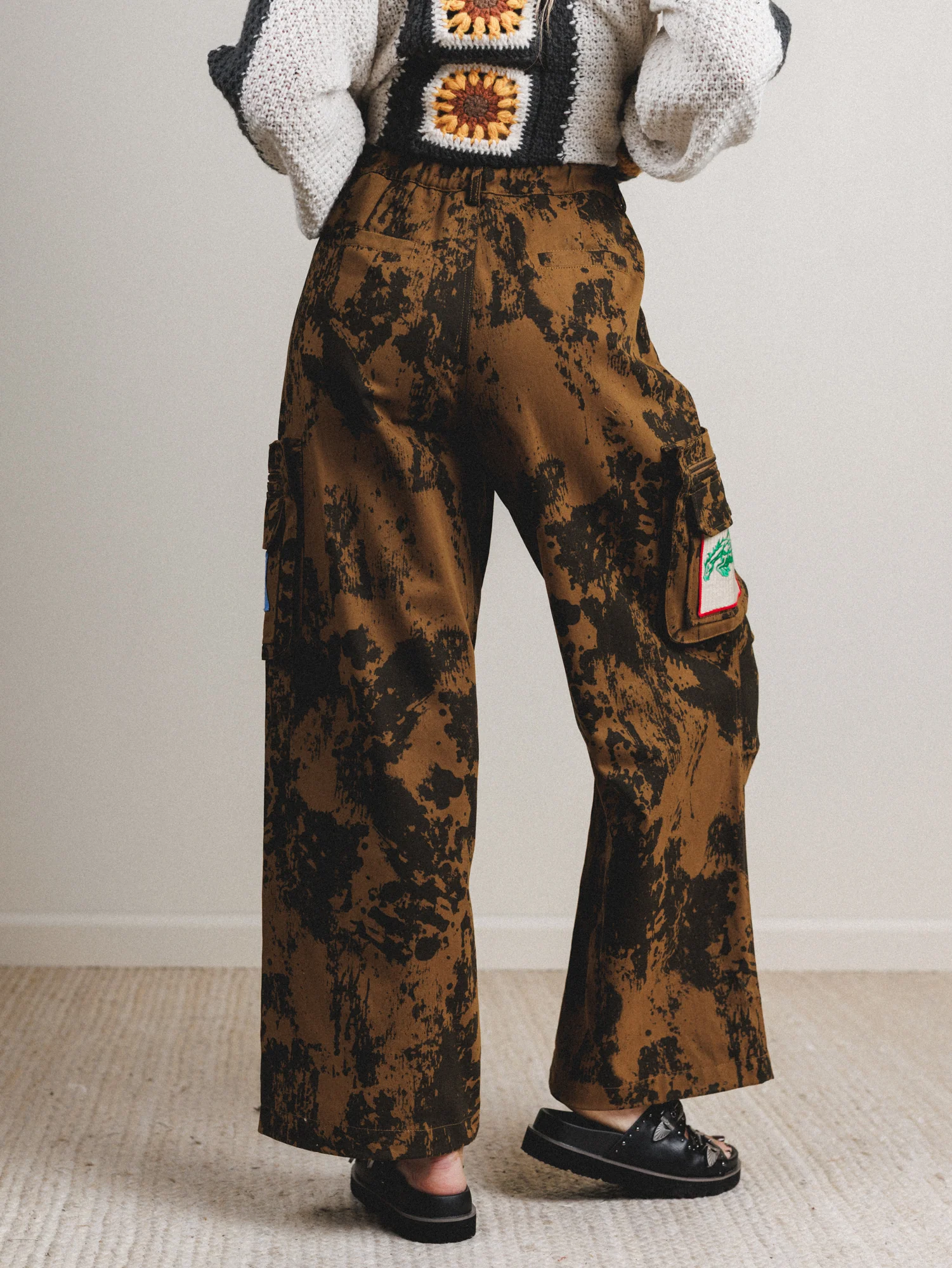 Cowgirl Song Cargo Pants - Golden Brown - Image 6