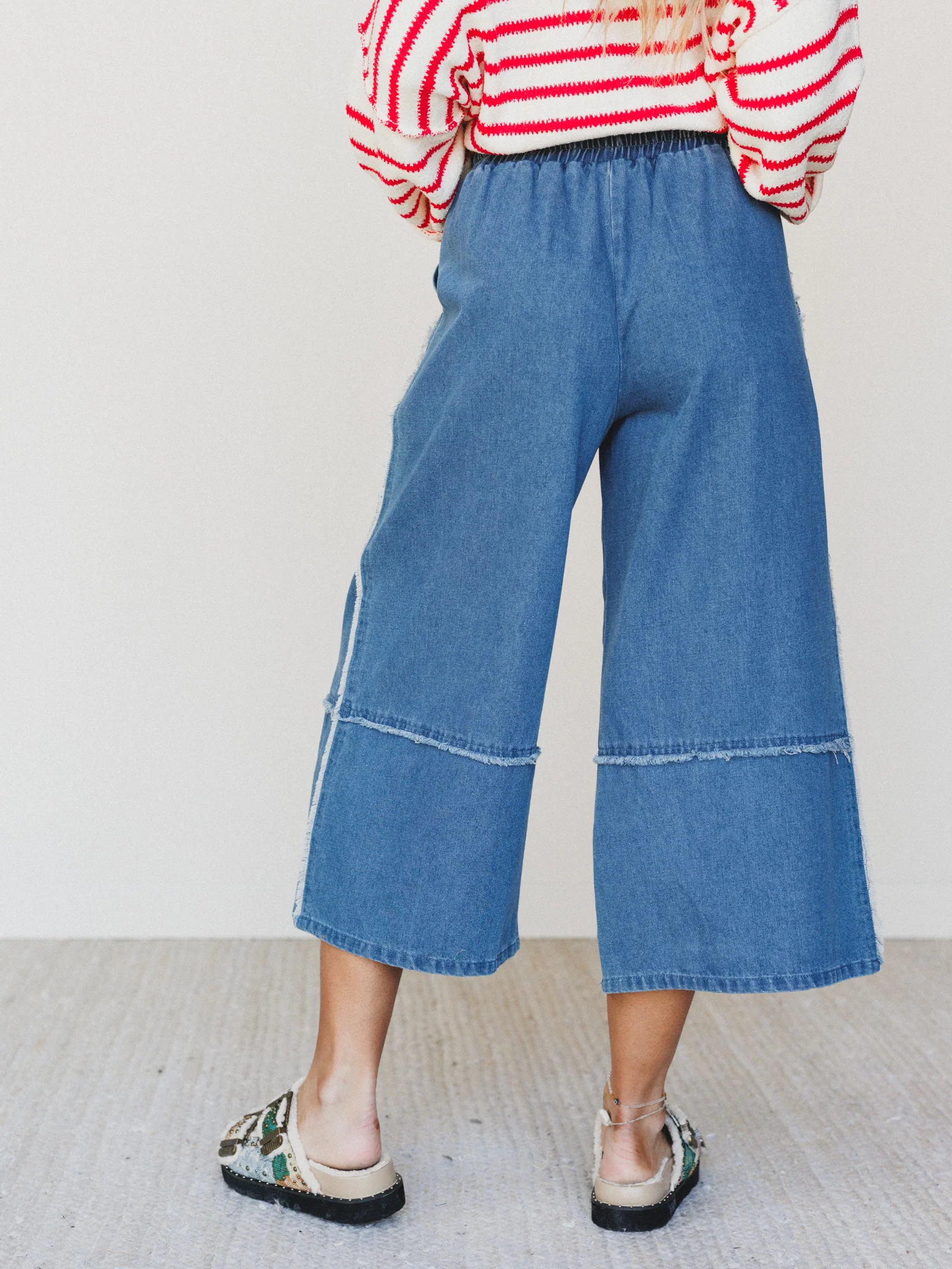 Cozy Blues Denim Pants  - Denim - Image 6