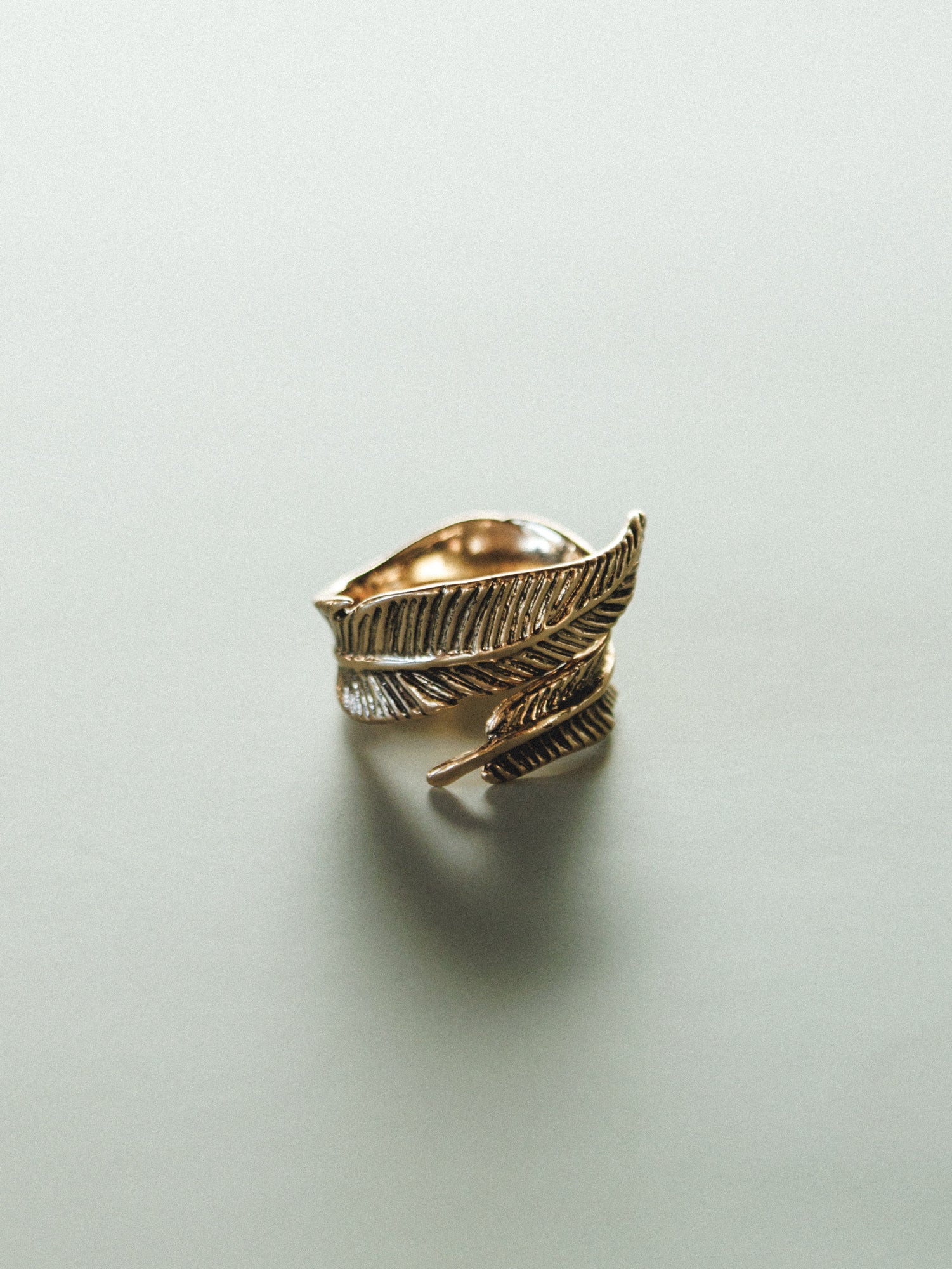 Crown Of Feathers Ring - Gold - Pre Order - Image 2