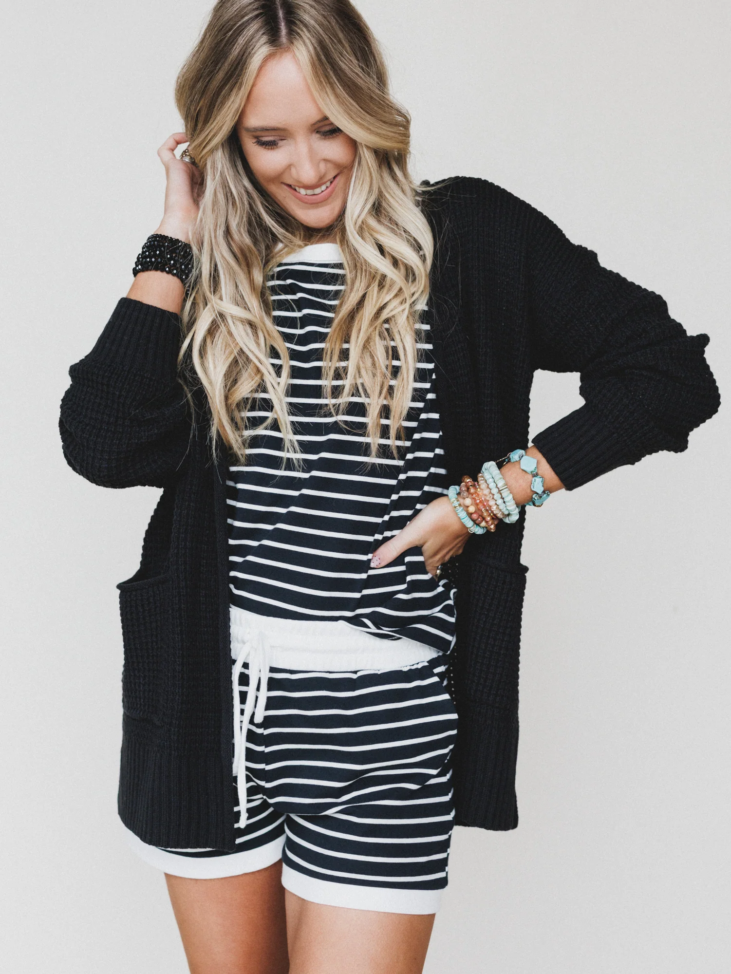 Cuddle Ready Cardigan - Black