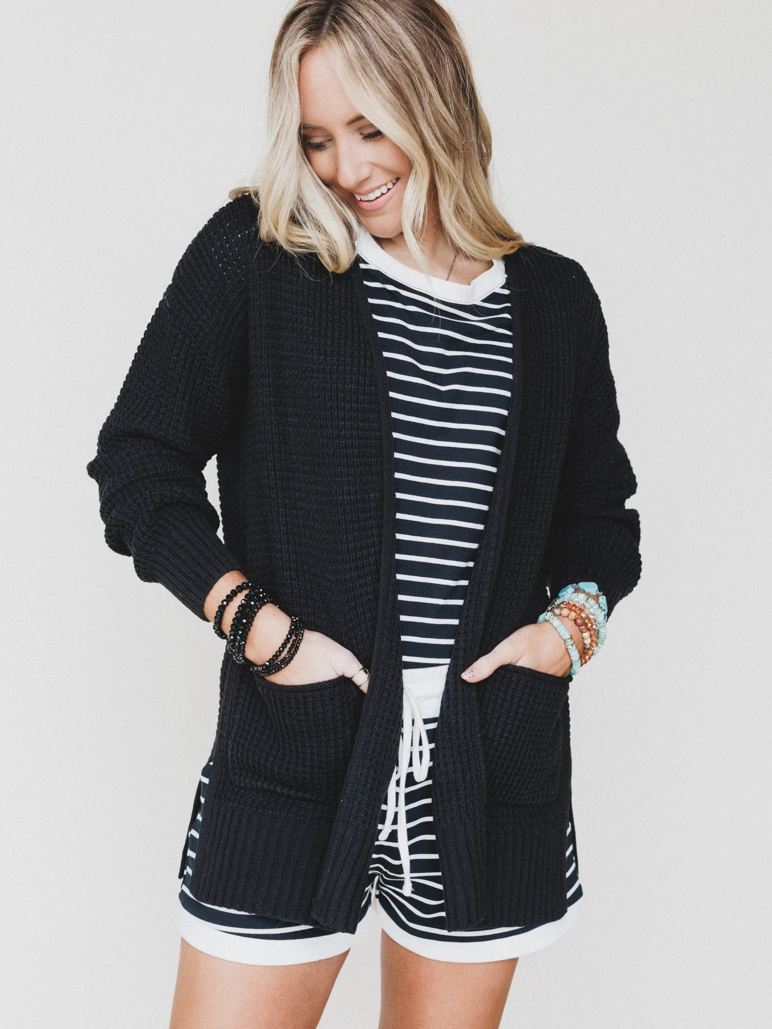 Cuddle Ready Cardigan - Black - Image 2
