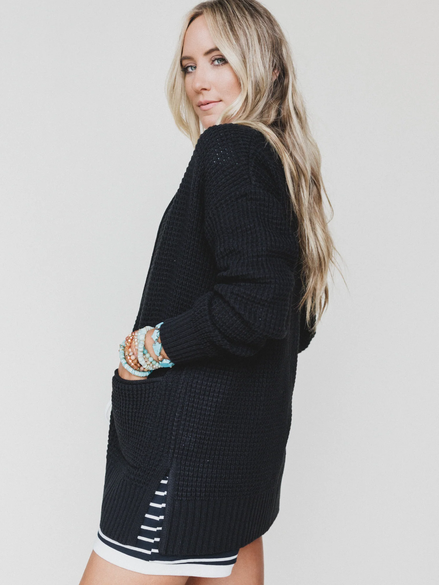 Cuddle Ready Cardigan - Black - Image 4