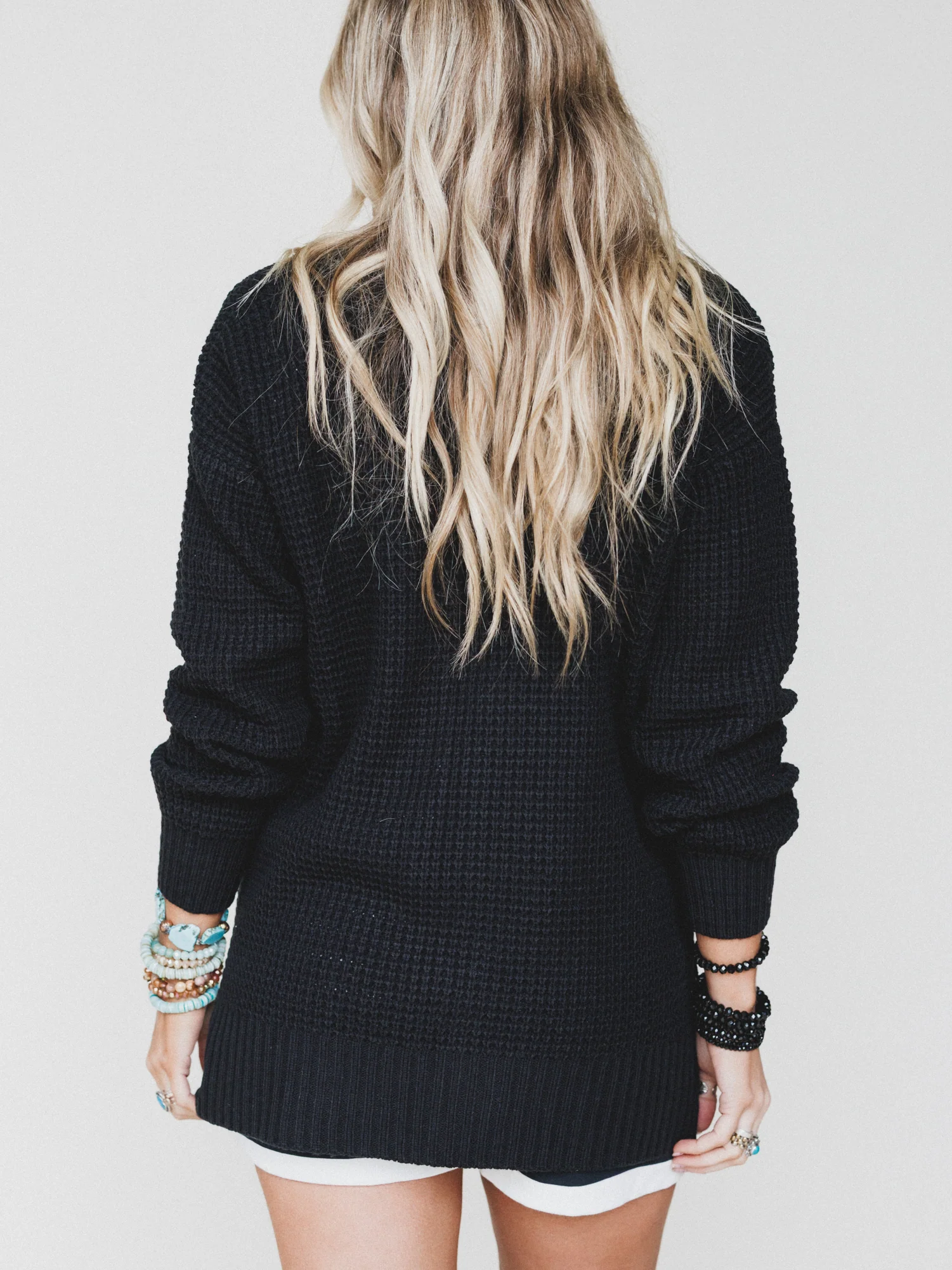 Cuddle Ready Cardigan - Black - Image 5