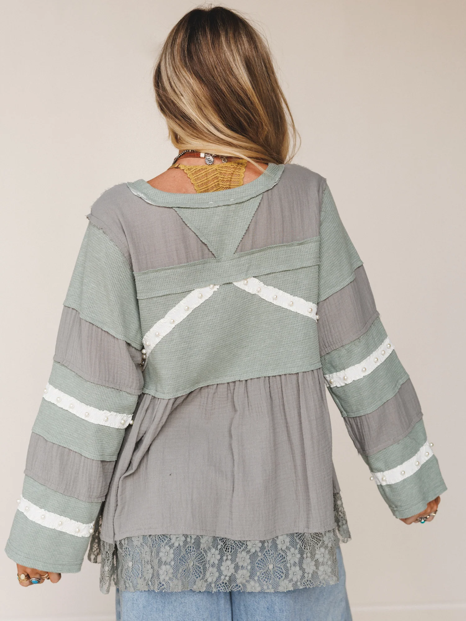 Dainty Days Top - Olive - Image 4