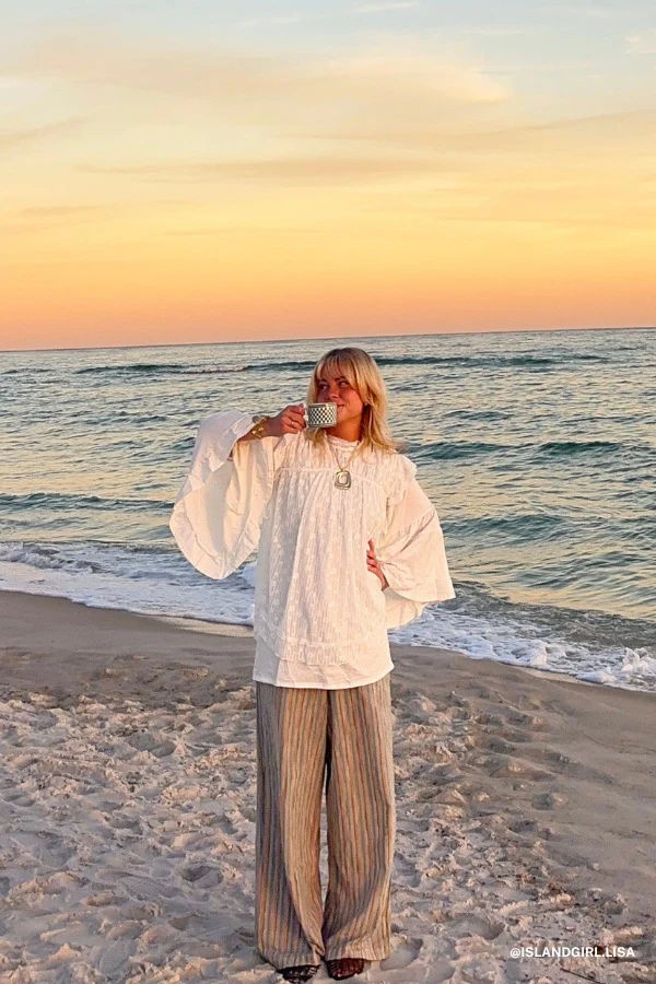 Darling Daydream Top - Off White - Image 8