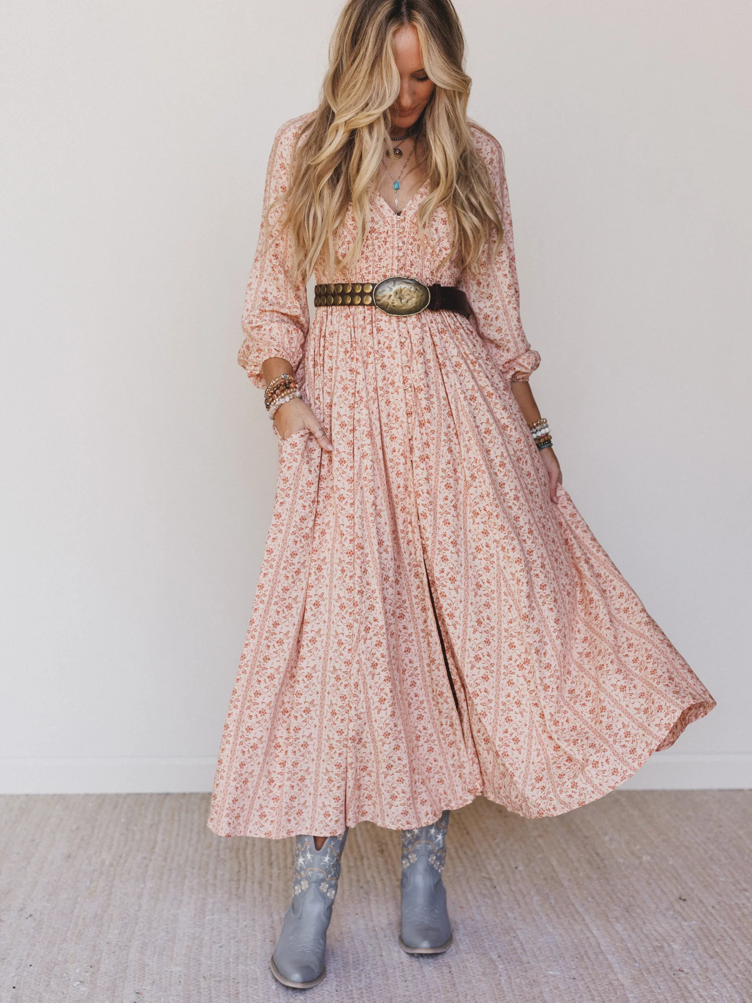 Day Dates Dress - Clay - Image 2