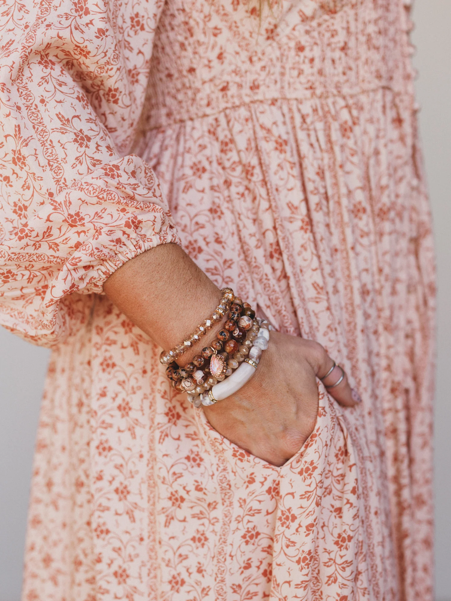 Day Dates Dress - Clay - Image 4