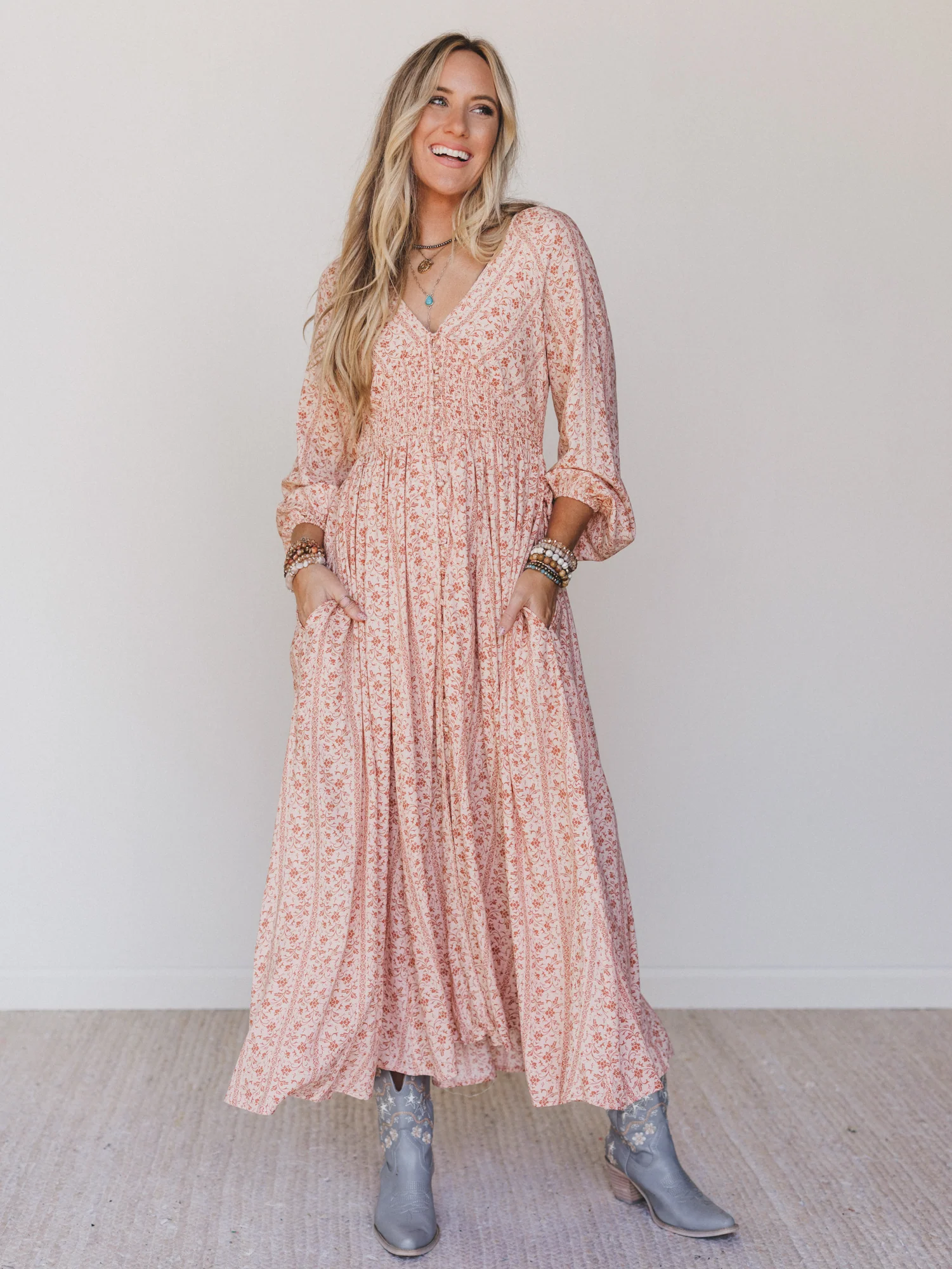 Day Dates Dress - Clay - Image 7