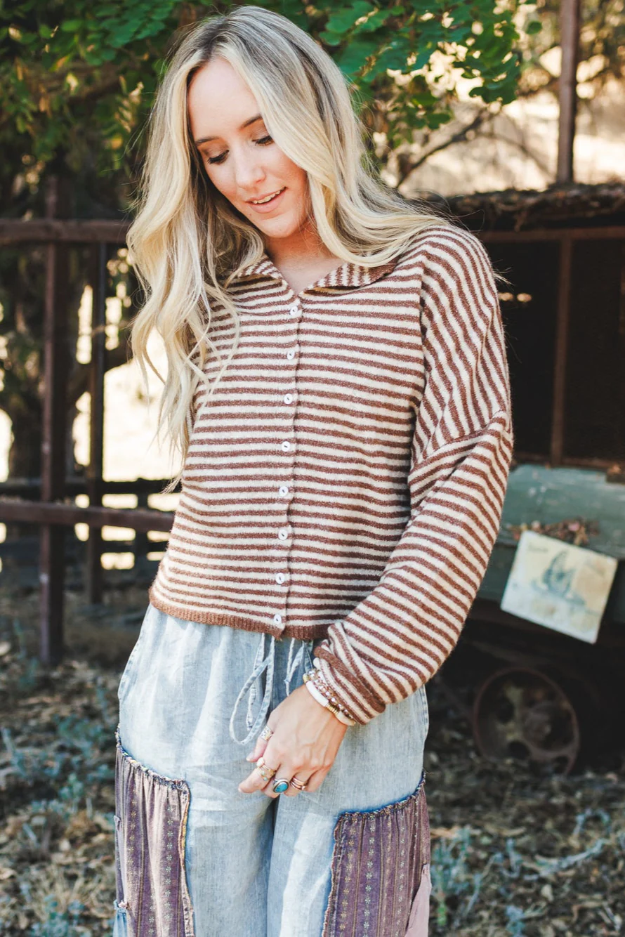 Day Trip Sweater - Brown - Image 3