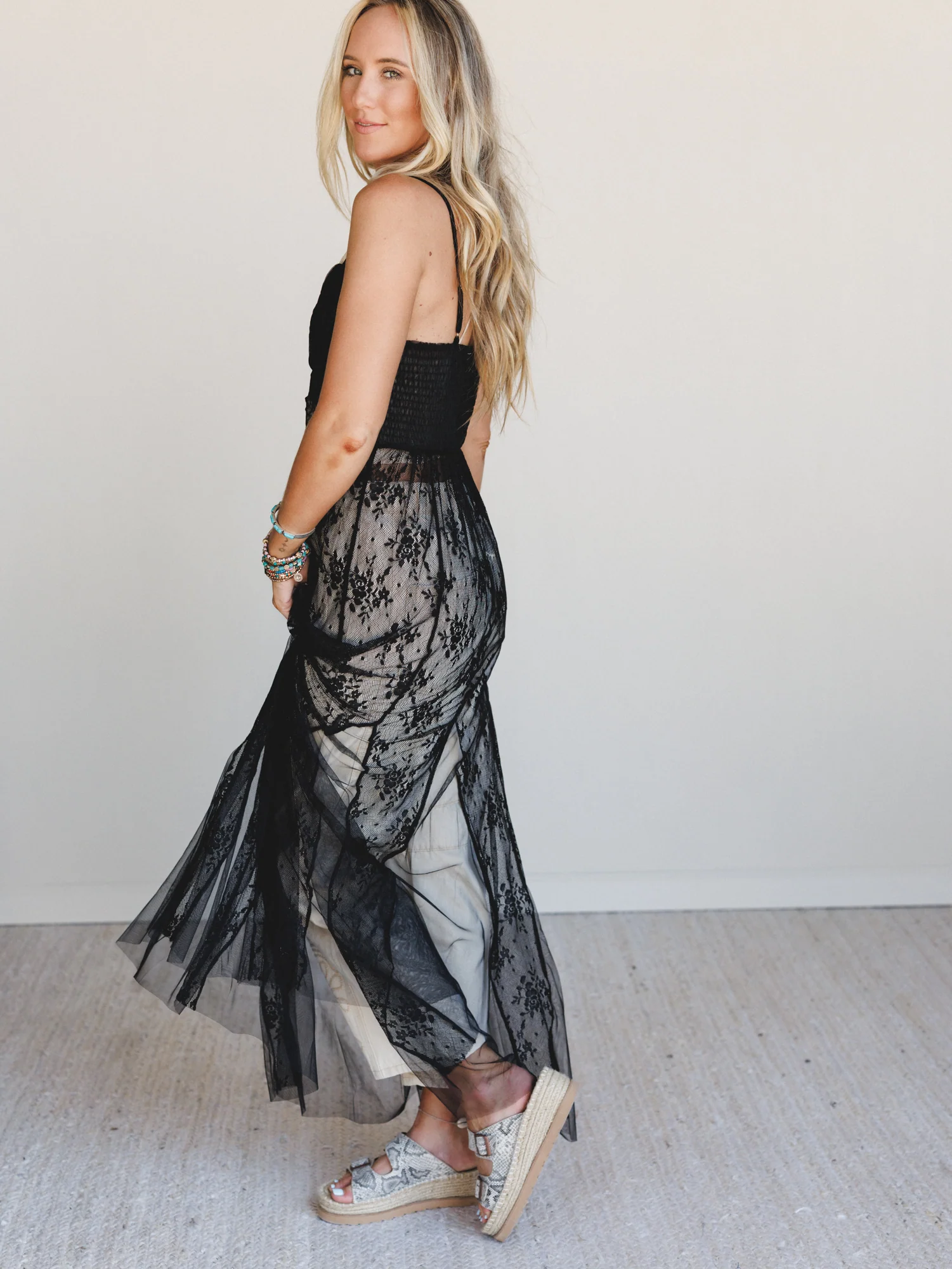 Daydream Notes Dress - Black - Image 2