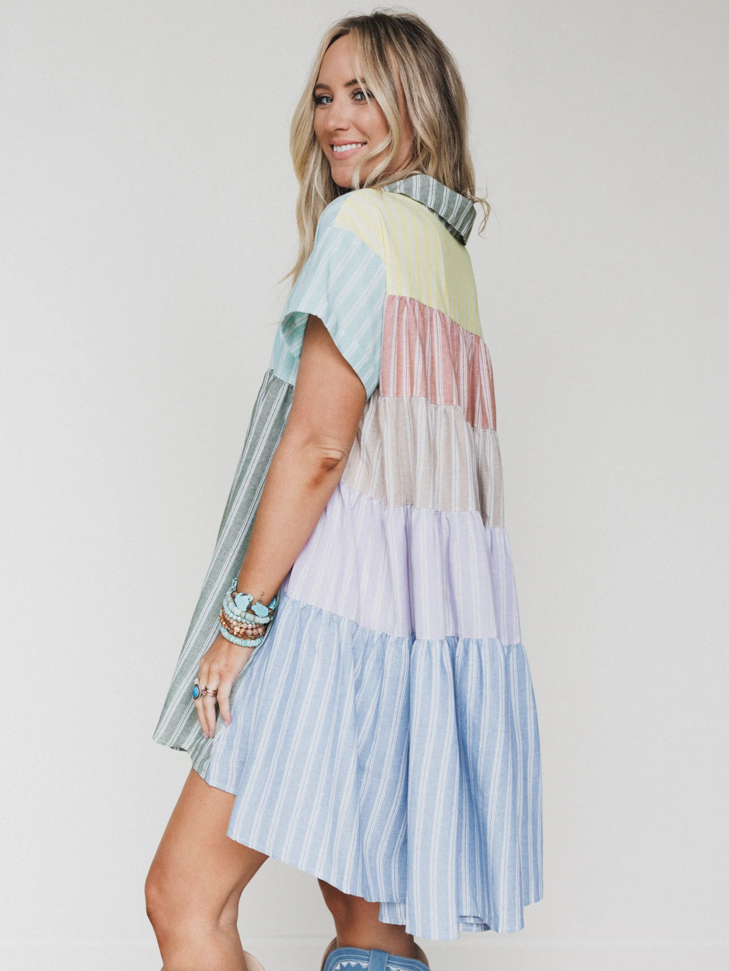 Daylight Escape Dress - Mint Combo - Image 4