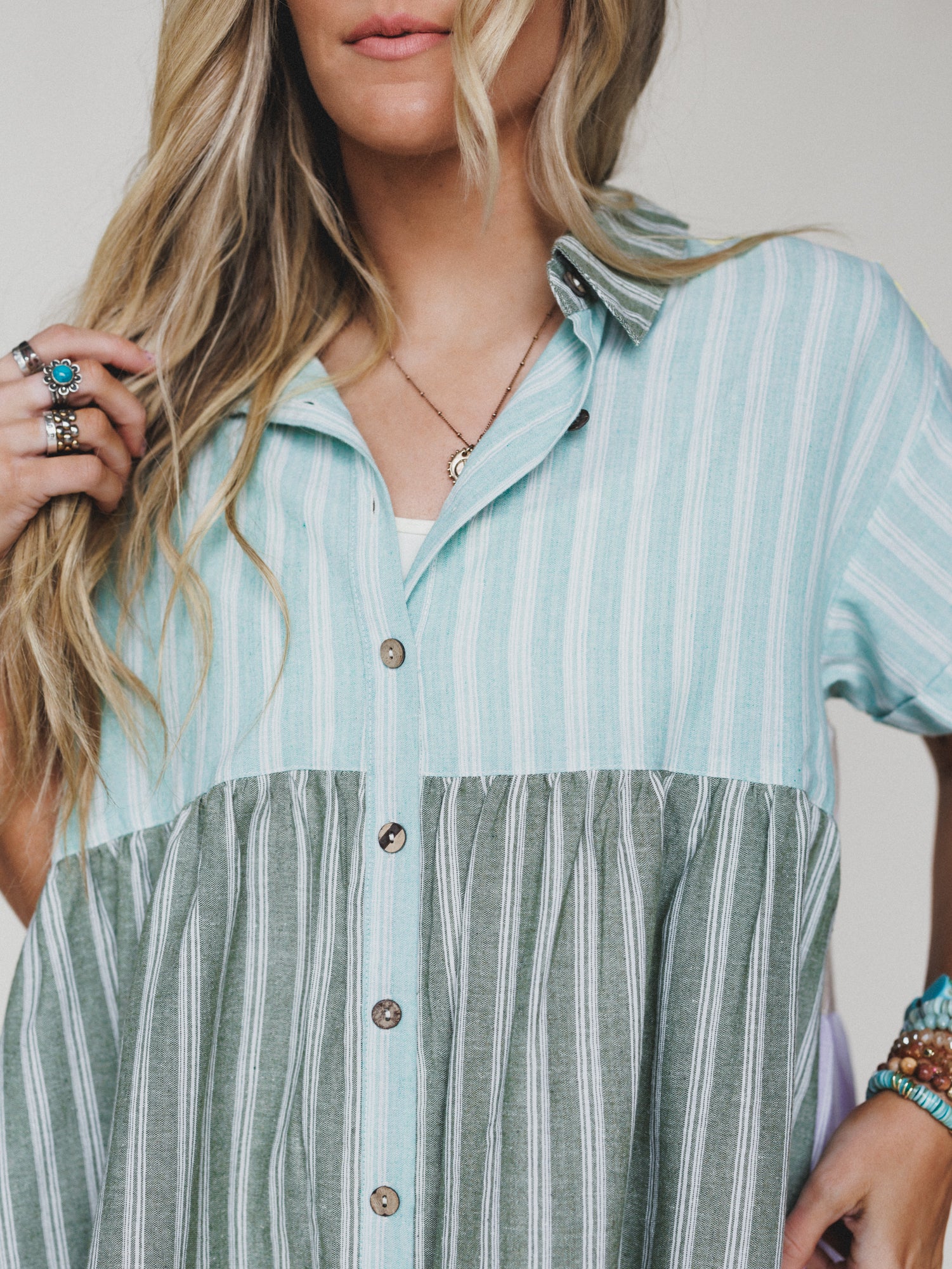 Daylight Escape Dress - Mint Combo - Image 5