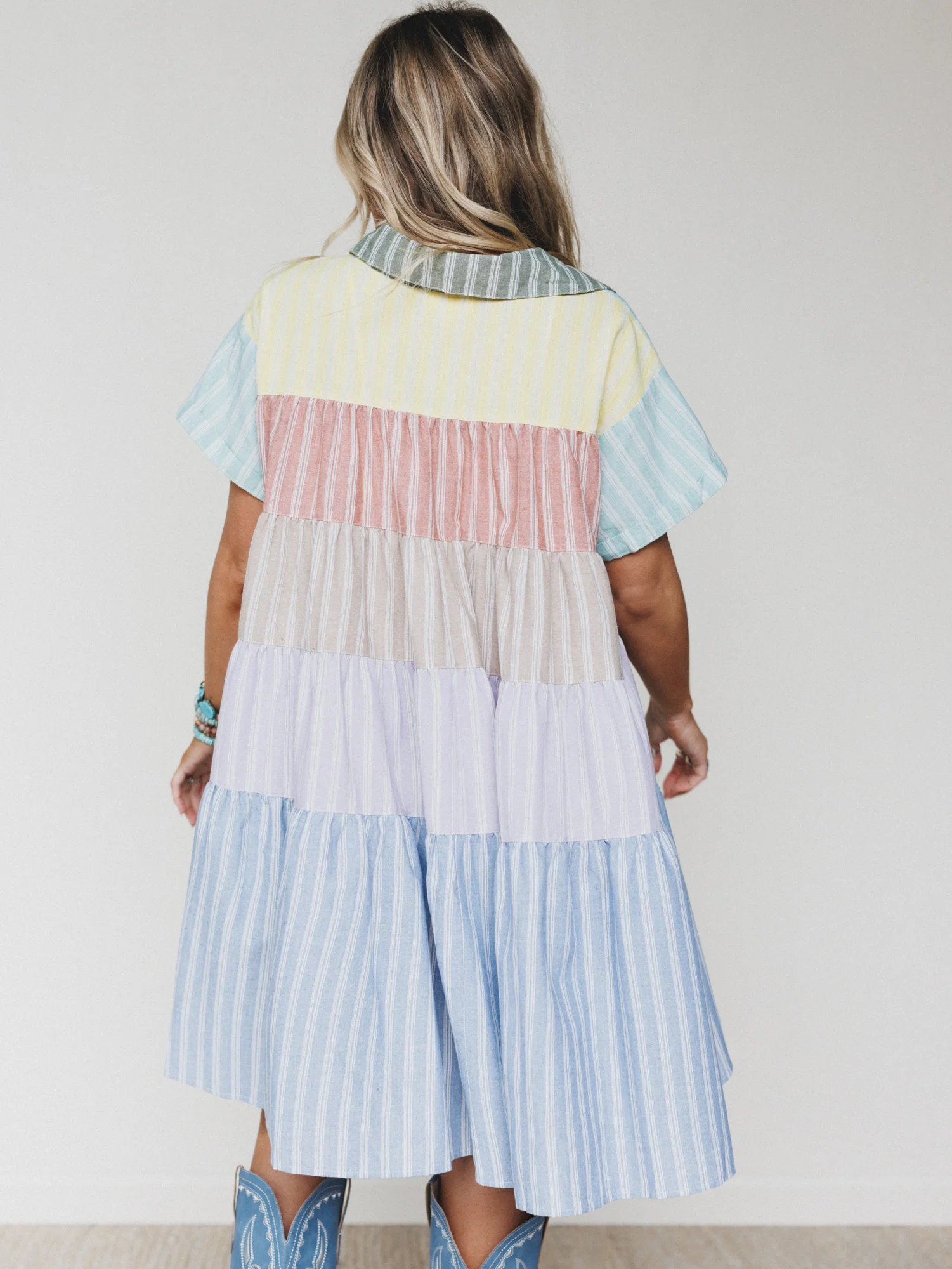 Daylight Escape Dress - Mint Combo - Image 7