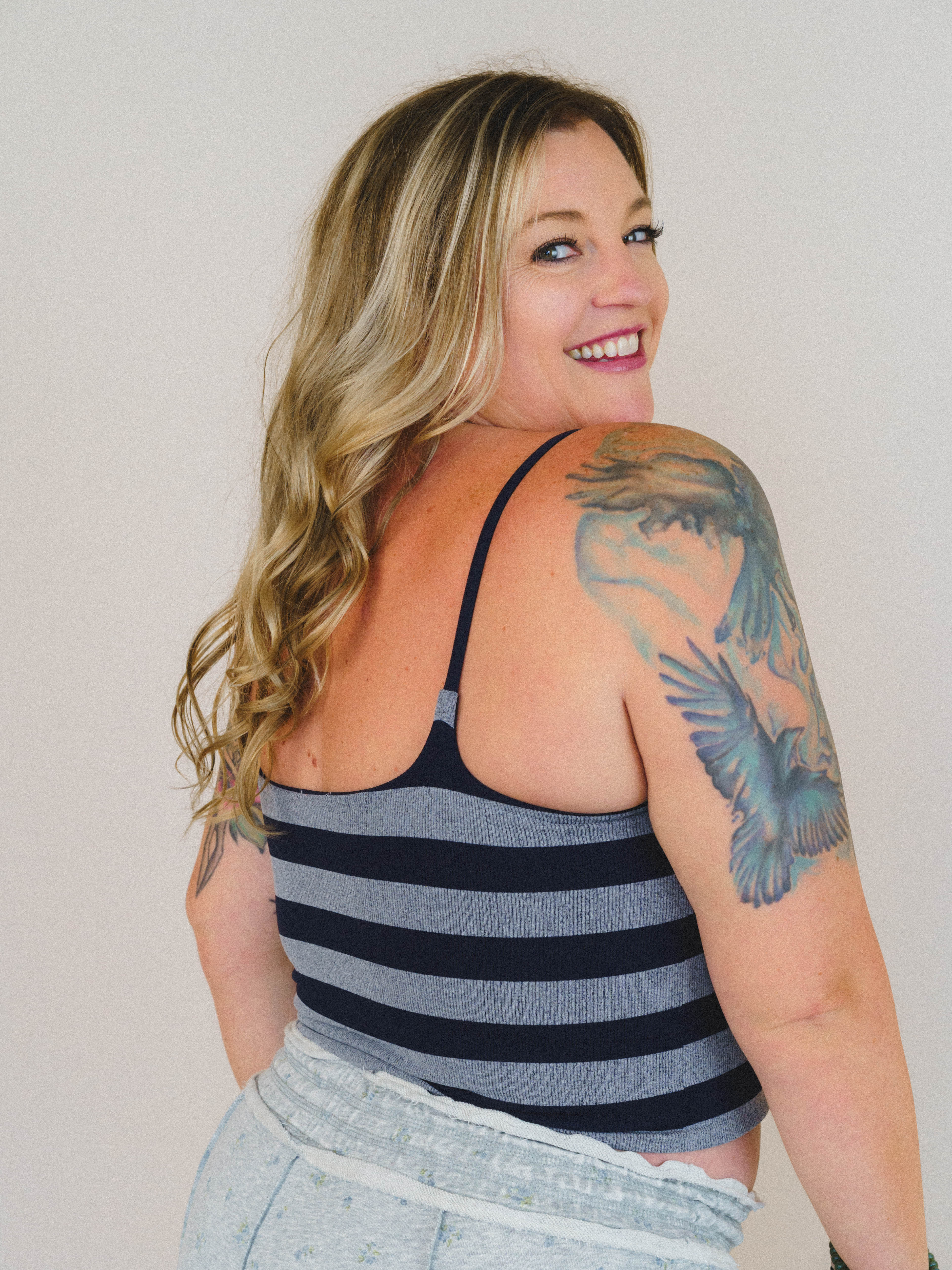 Daylight Stripes Brami - Navy - Image 4