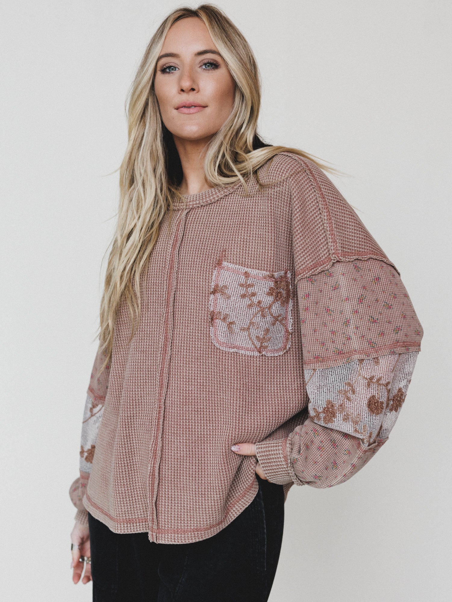 Daytime Cozy Top - Mocha - Image 7
