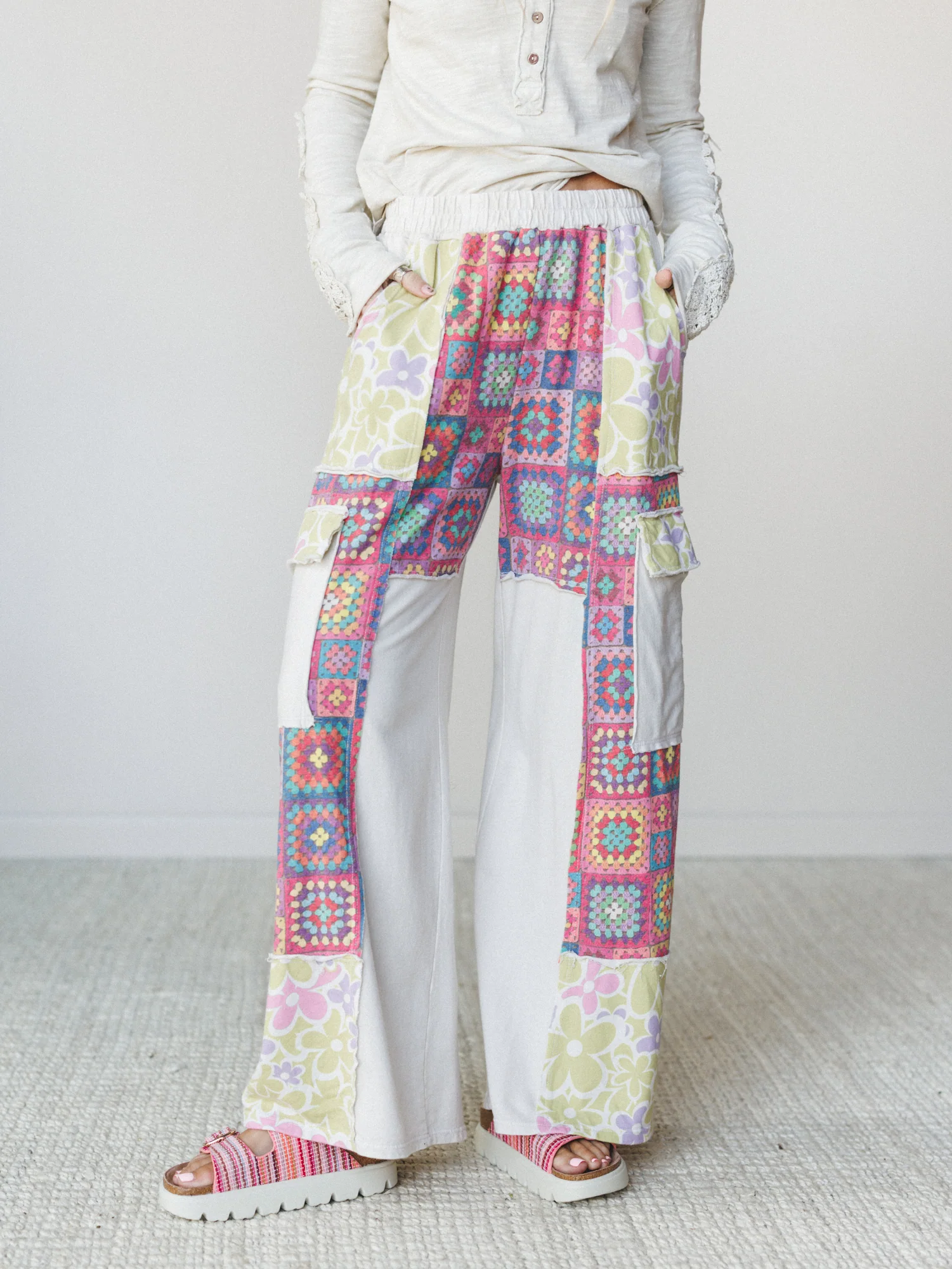 Desert Collage Pants - Natural