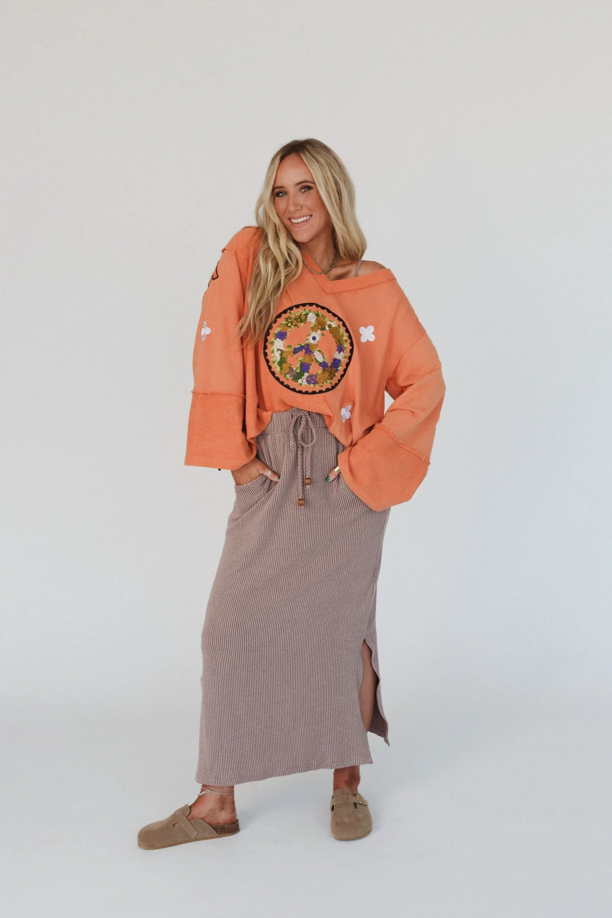 The Nest Desert Rose Maxi Skirt - Acorn - Image 7