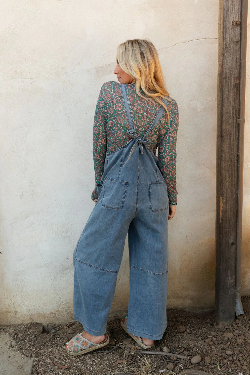 The Nest Dock Town Button Up Jumpsuit - Denim - Pre Order - Image 2