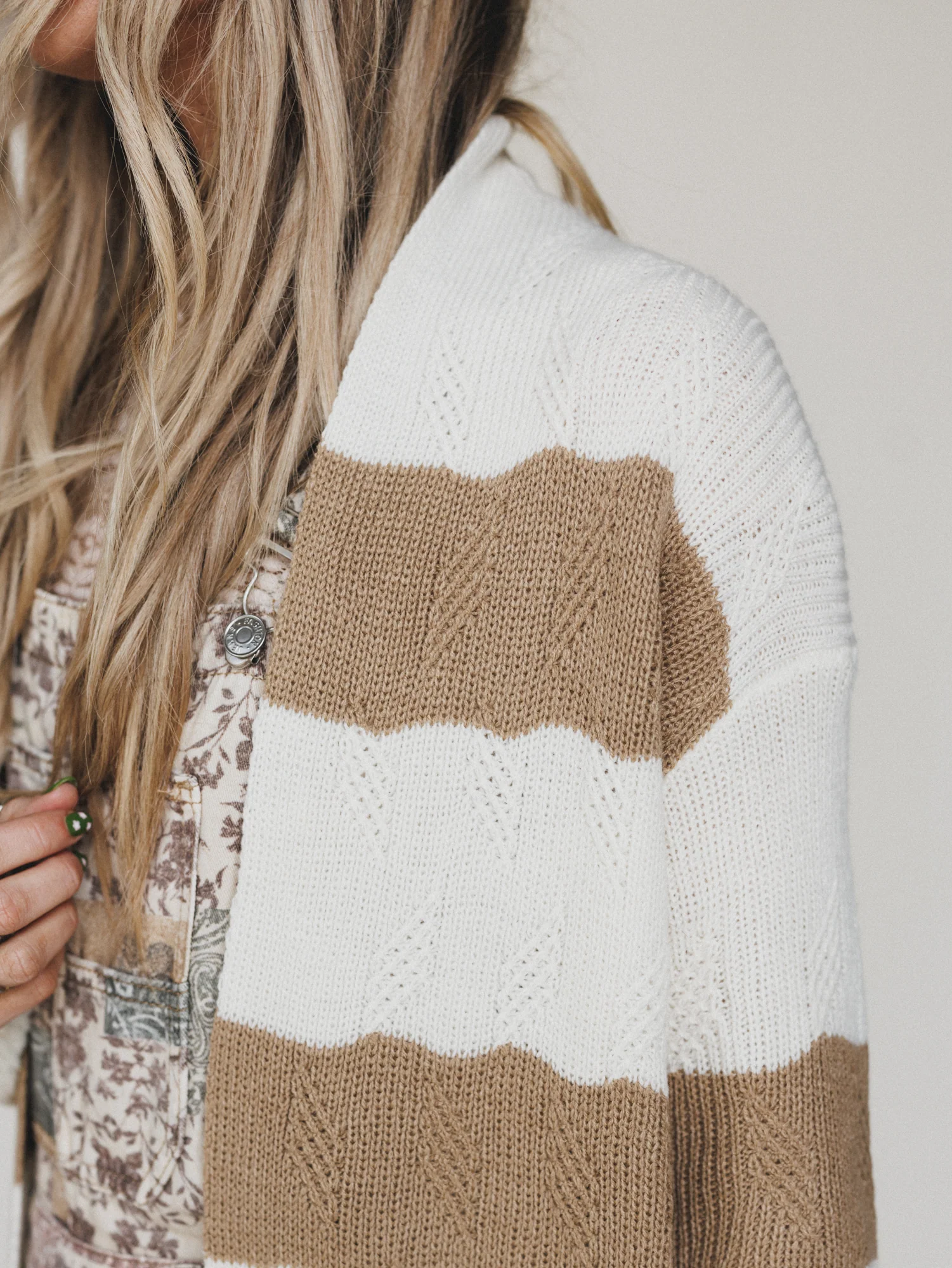 Donya Duster Cardigan - Mocha - Image 3