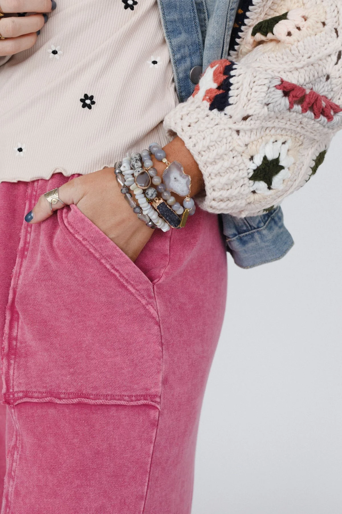 Dove Bracelet Set - Gray - Image 2