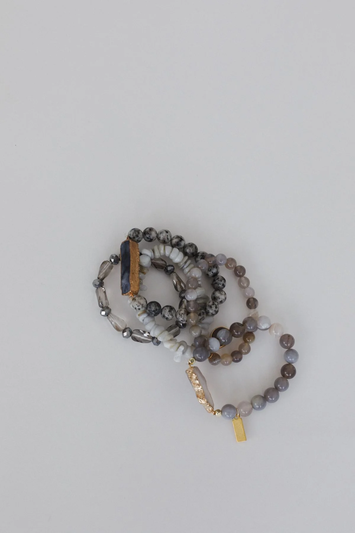 Dove Bracelet Set - Gray - Image 3