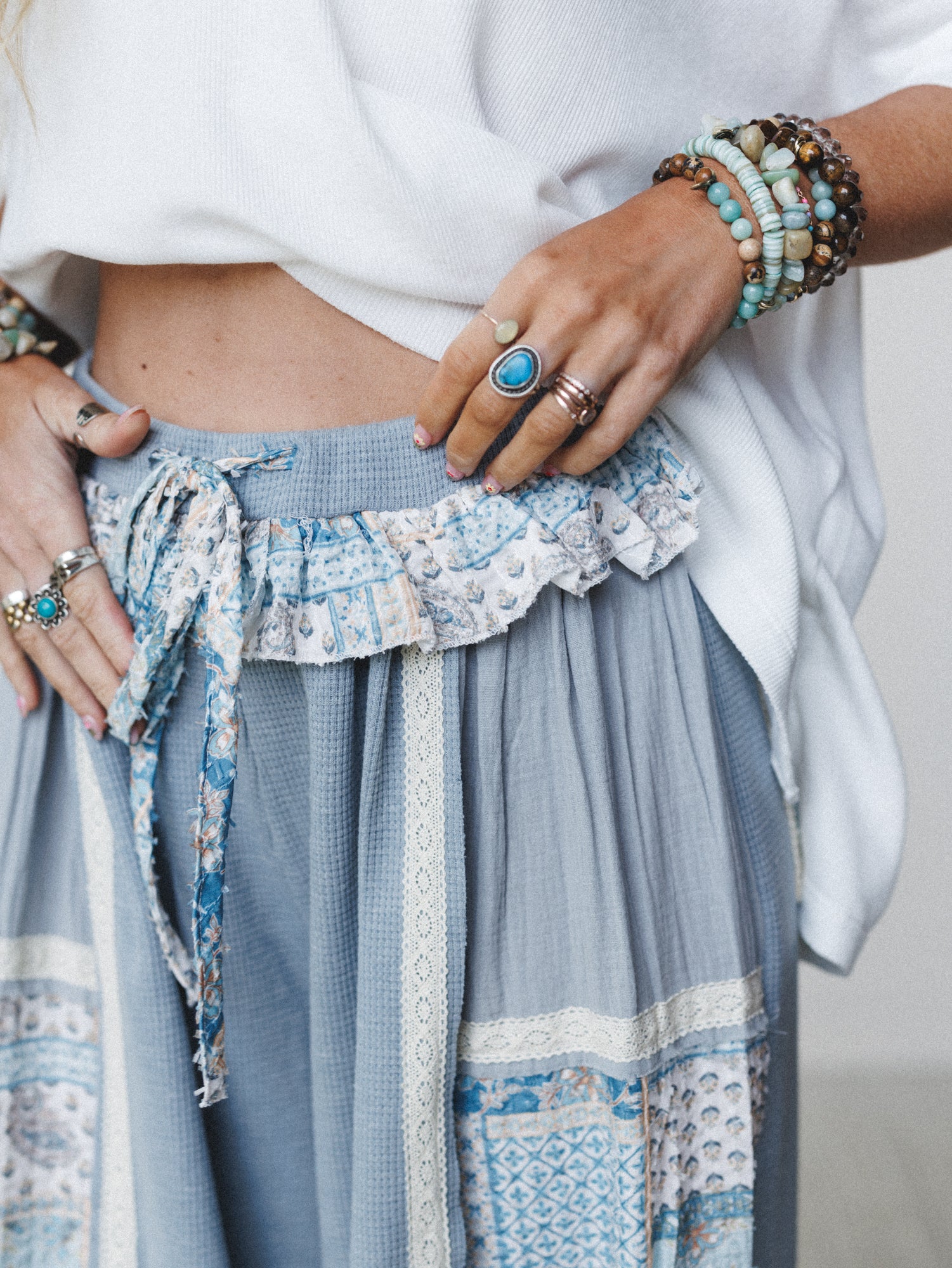 Dream Escape Pants - Ash Blue - Image 2