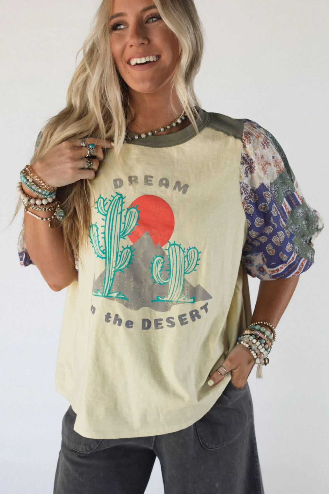 Dream Oasis Top - Green - Image 2