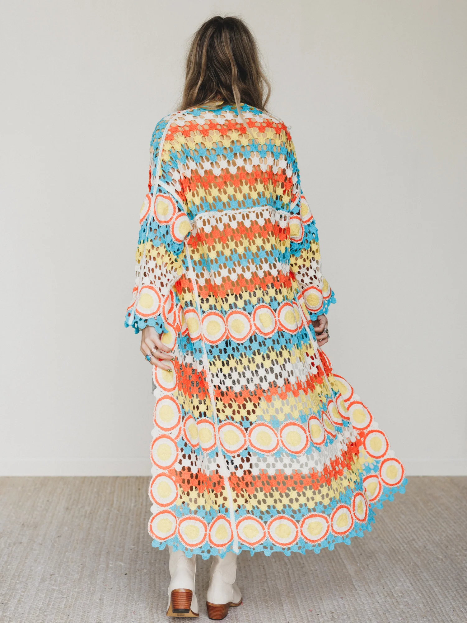 Dream Side Cardigan - Orange Multi - Image 6
