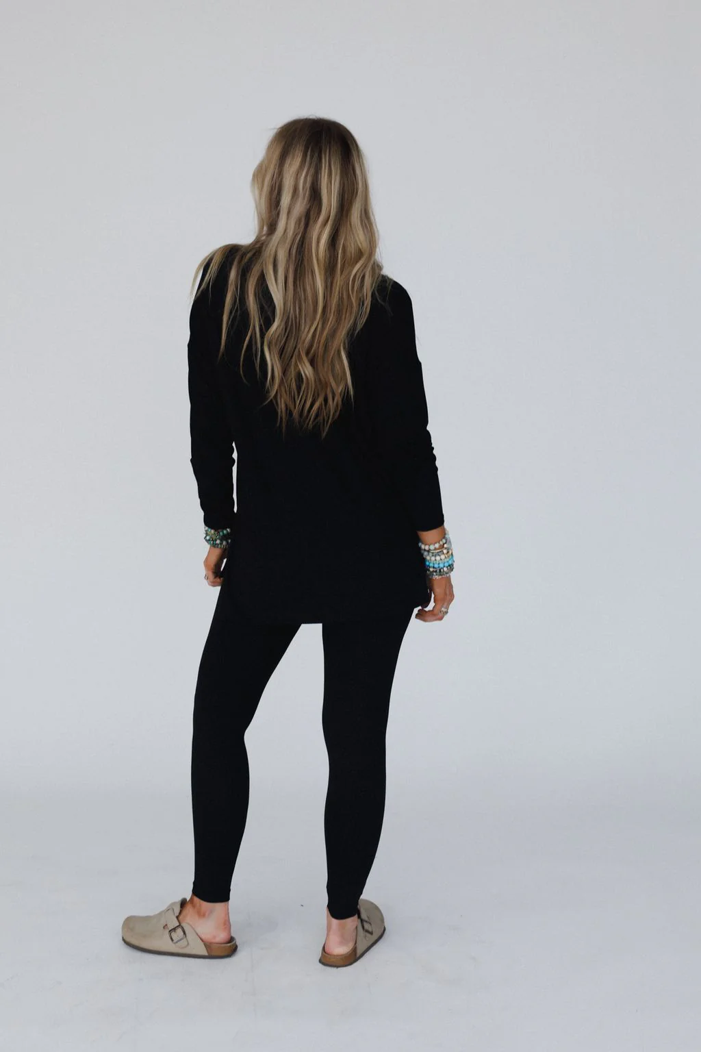 Dreamy Drift Top and Pant Set - Black - Image 4