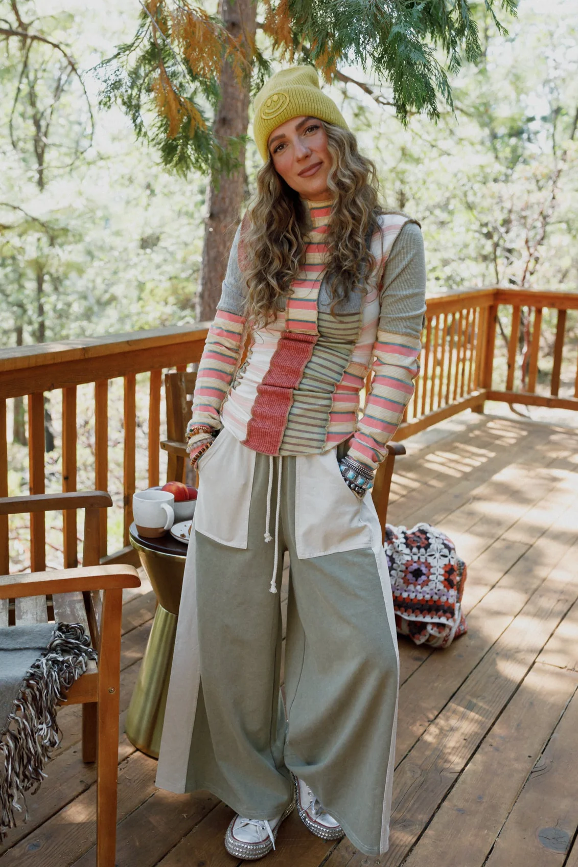Eclectic Stripes Top - Pink - Image 5