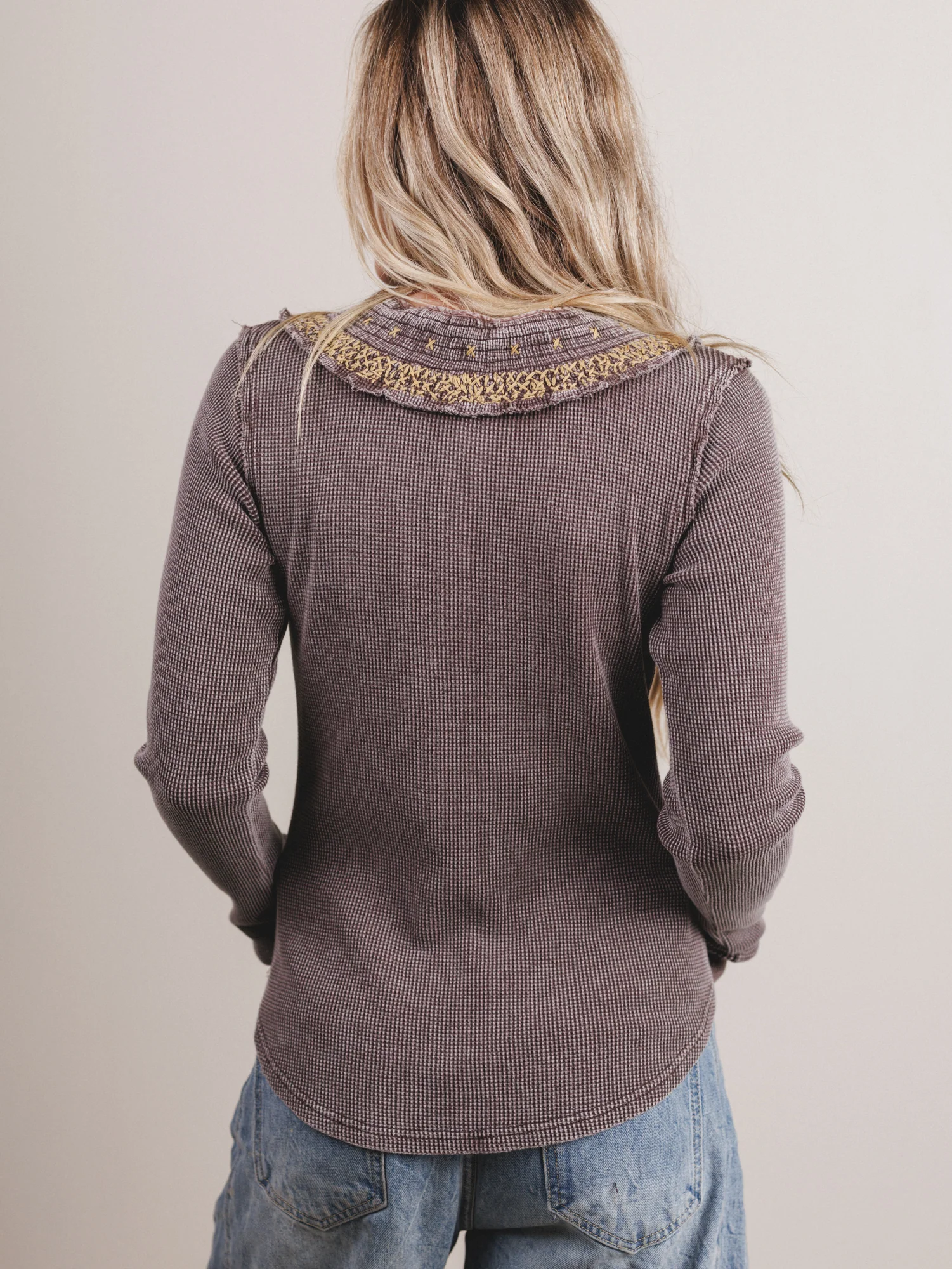 Eclectically Cool Long Sleeve Top - Mocha Mousse - Image 6