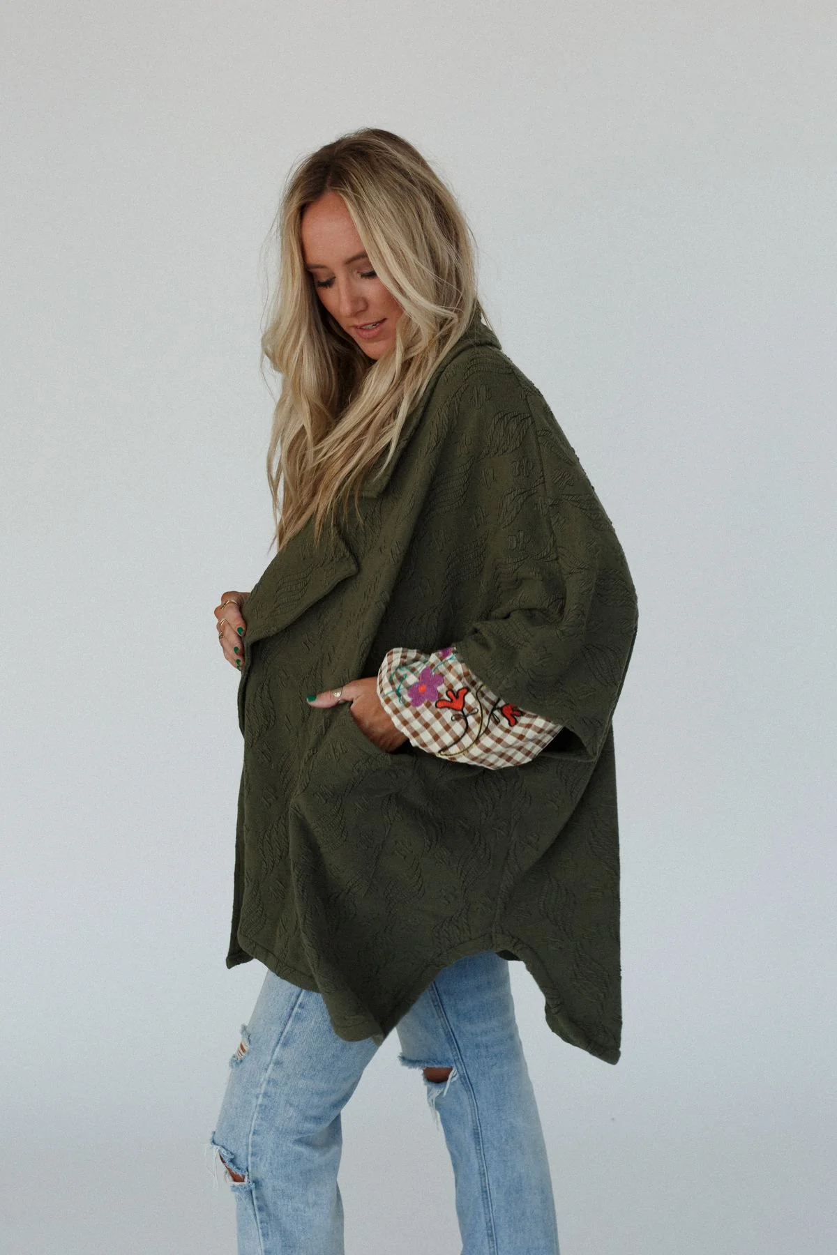 Elea Cardigan - Olive - Image 5