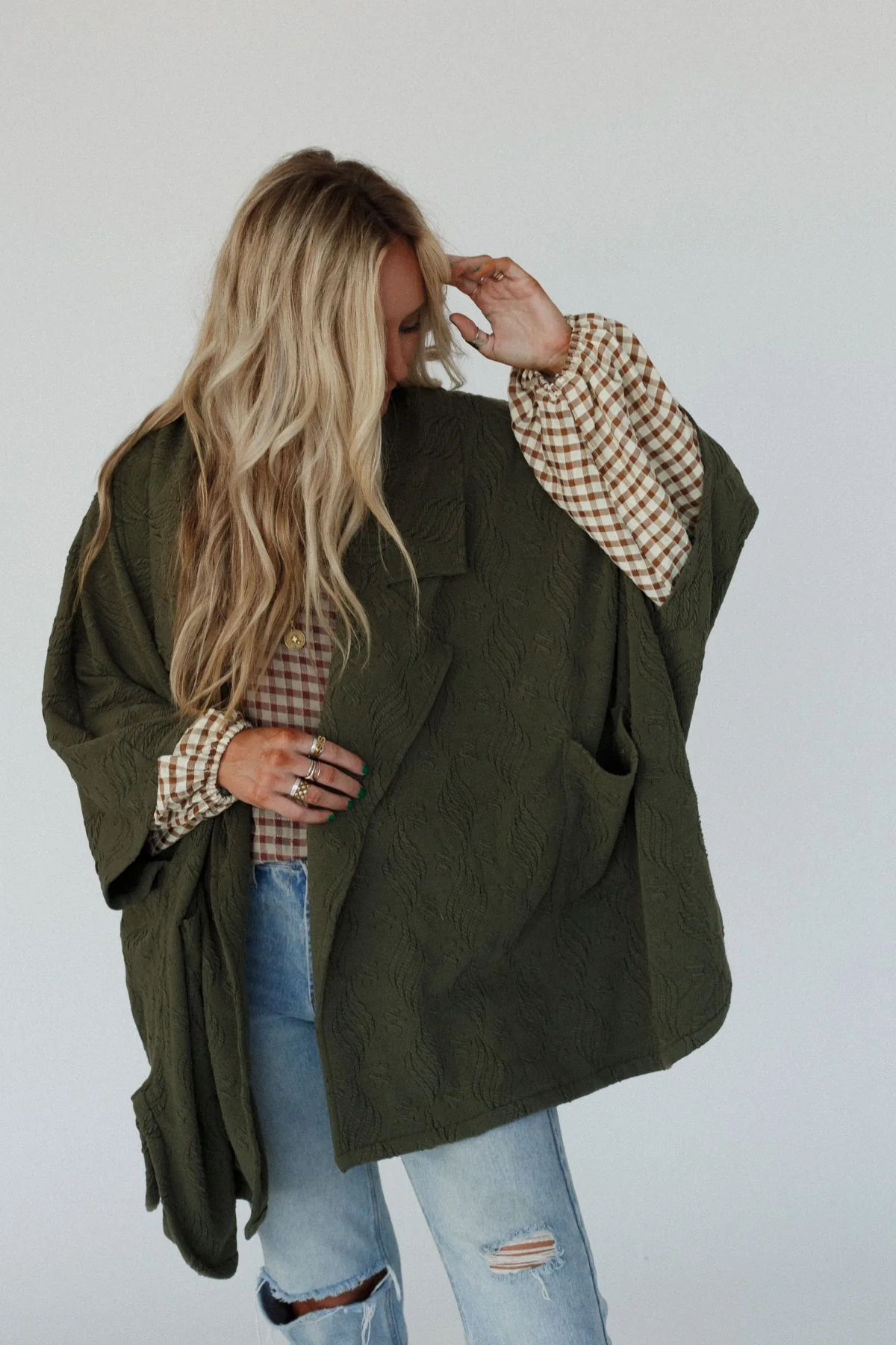 Elea Cardigan - Olive - Pre Order - Image 2