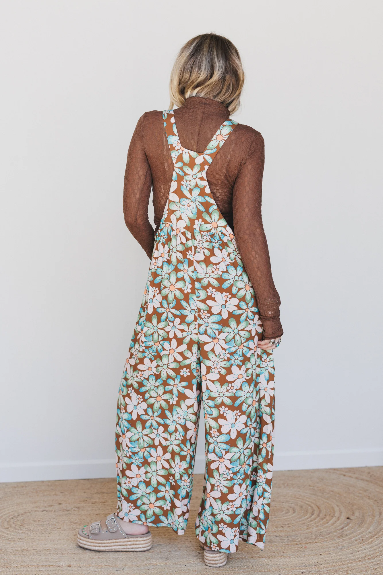 Electric Daisy Overalls - Mocha - Image 2